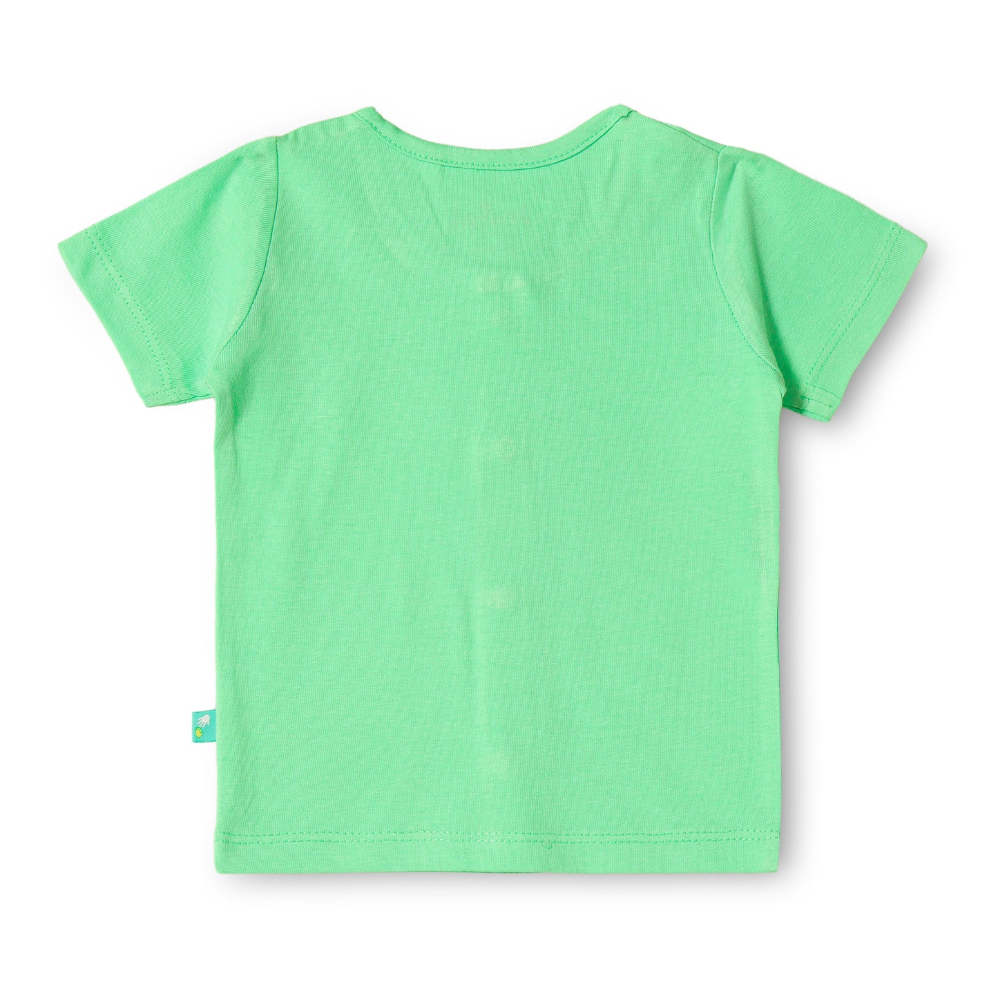 "Baby Boys Cotton Half Sleeve Front Open Jhabla Set – Apple Print (Pack of 2)"