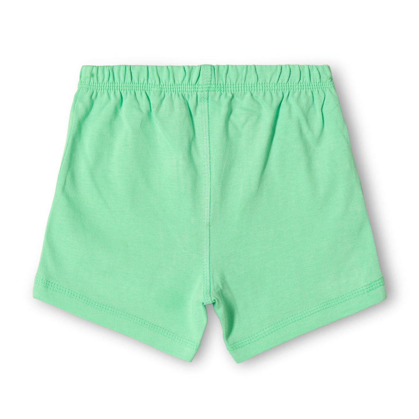 Baby Boys 2-Pack Soft Cotton Shorts – Green & “A for Apple” Print