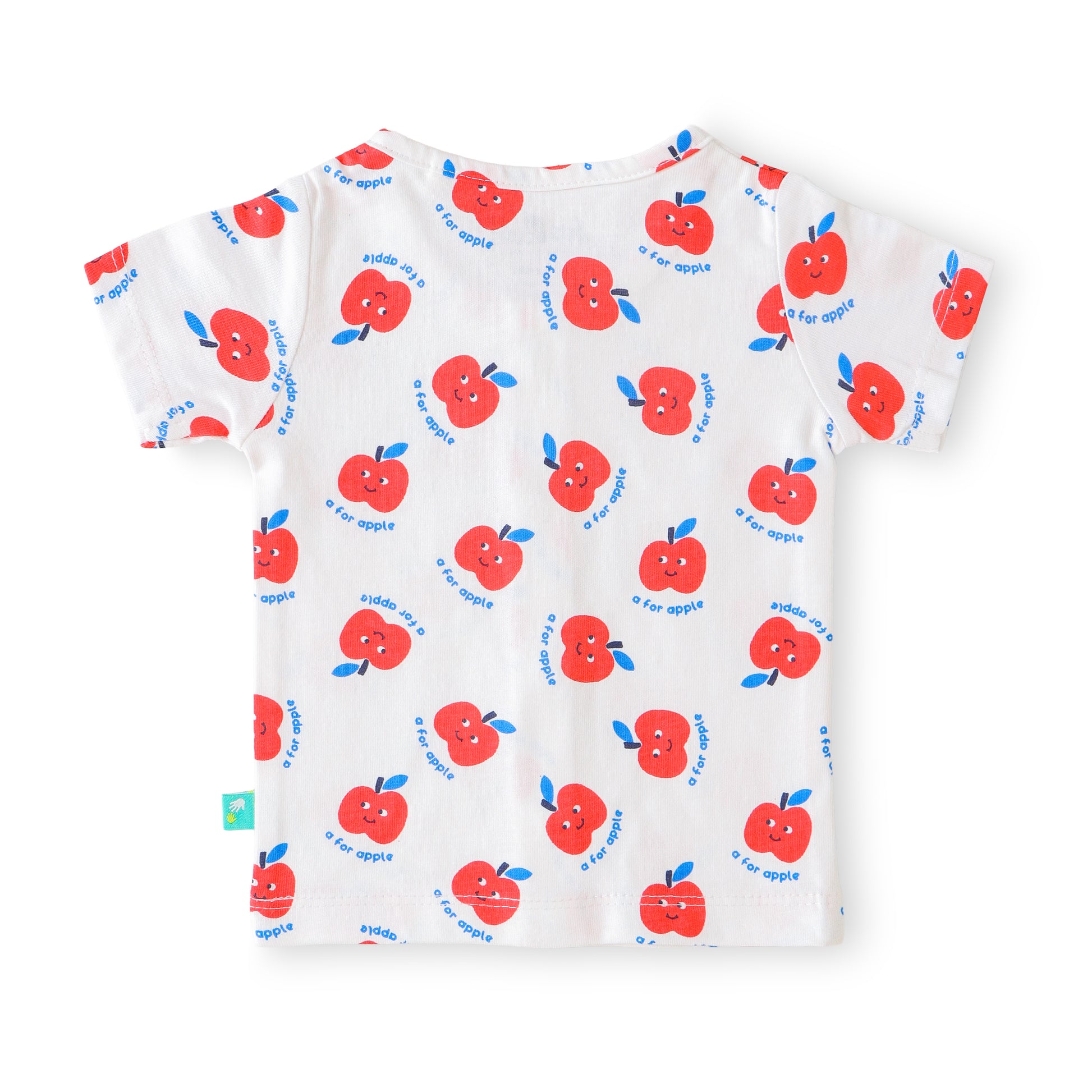 "Baby Boys A for Apple Printed Front Open Jhabla Set – Pack of 2"