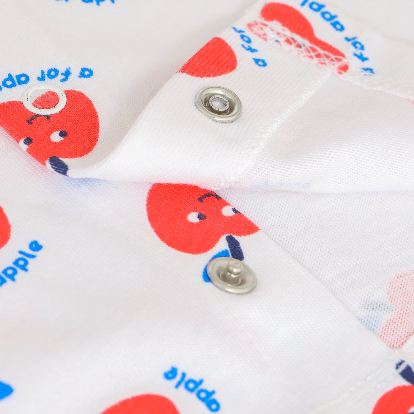 "Baby Boys A for Apple Printed Front Open Jhabla Set – Pack of 2"