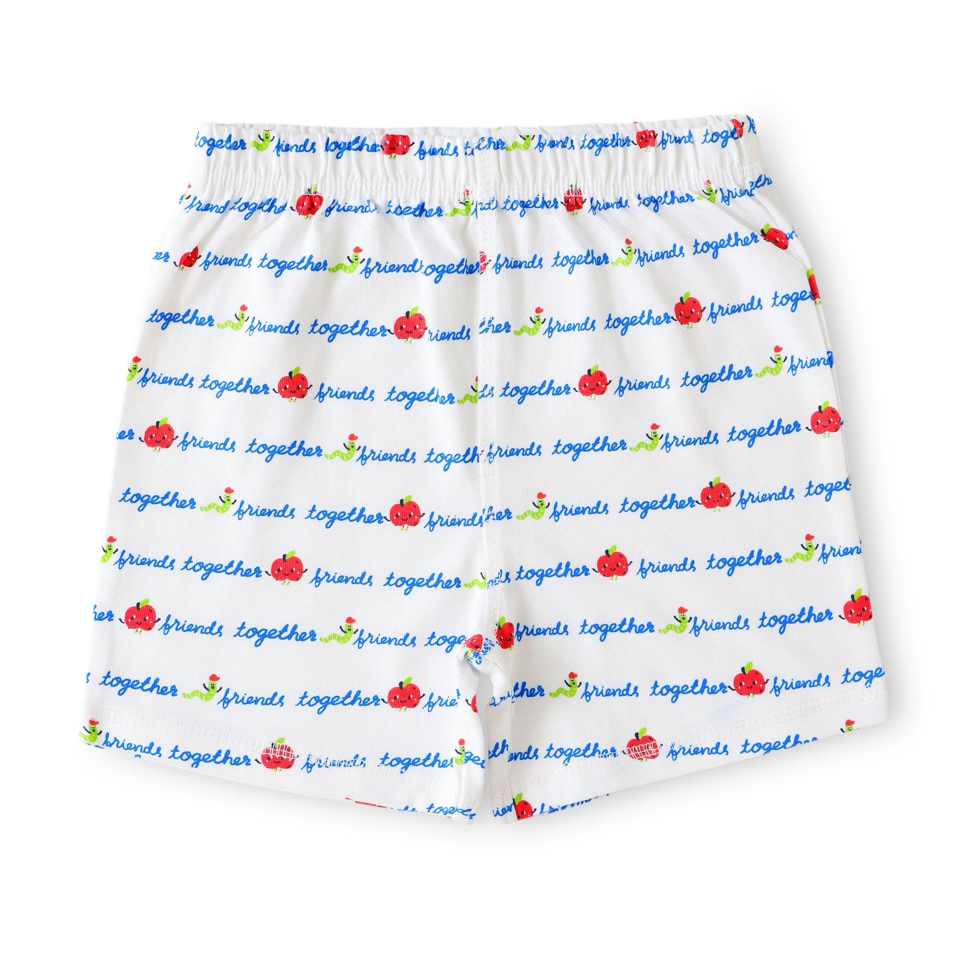 Baby Boys 2-Pack Soft Cotton Shorts – Striped & Friends Together Print