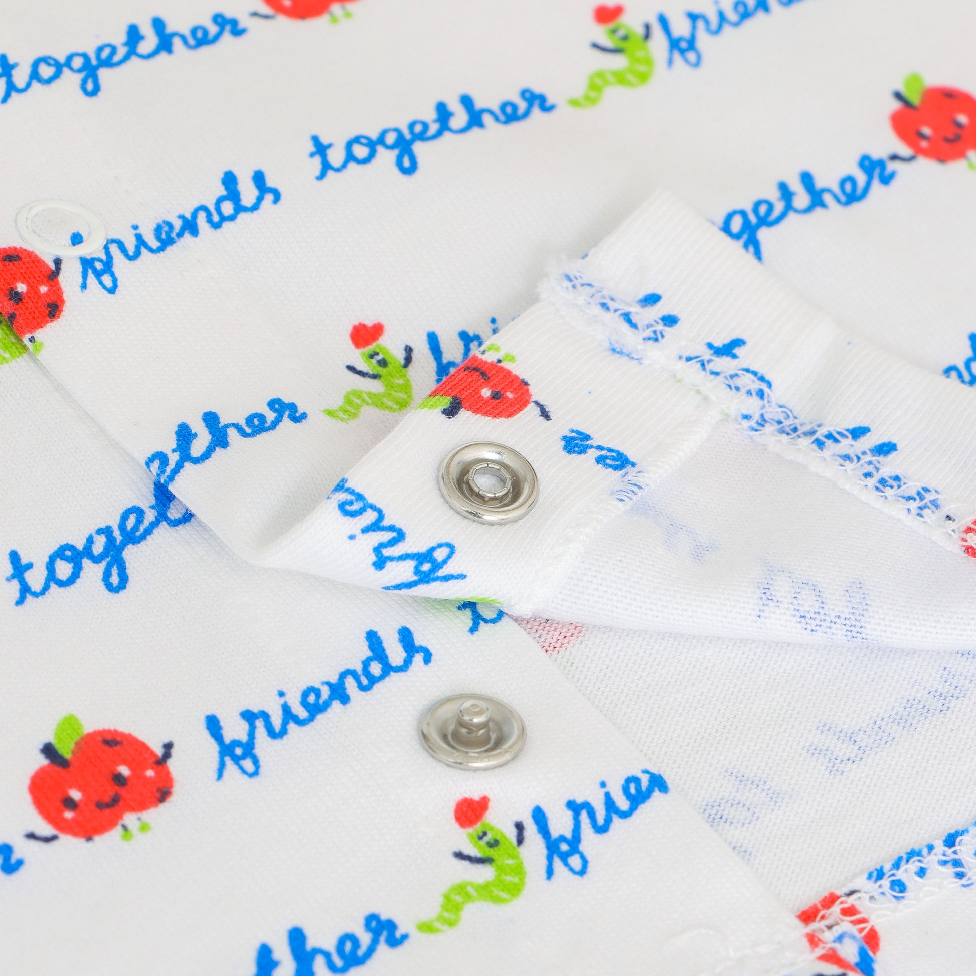 "Baby Boys Cotton Front Open Jhabla – Friends Together & Multicolor Stripe Print (Pack of 2)"