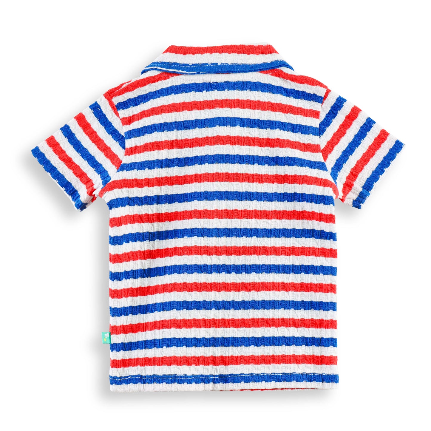 "Baby Boys Half-Sleeve Striped Polo T-Shirt & Elastic Waist Shorts"