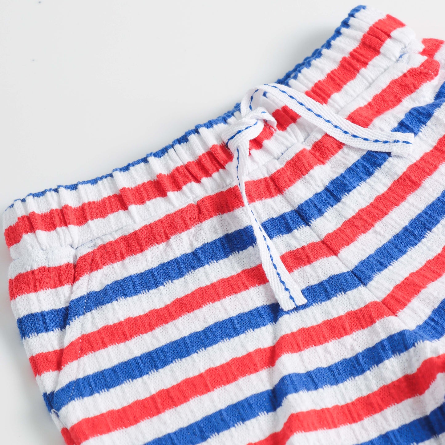 "Baby Boys Half-Sleeve Striped Polo T-Shirt & Elastic Waist Shorts"