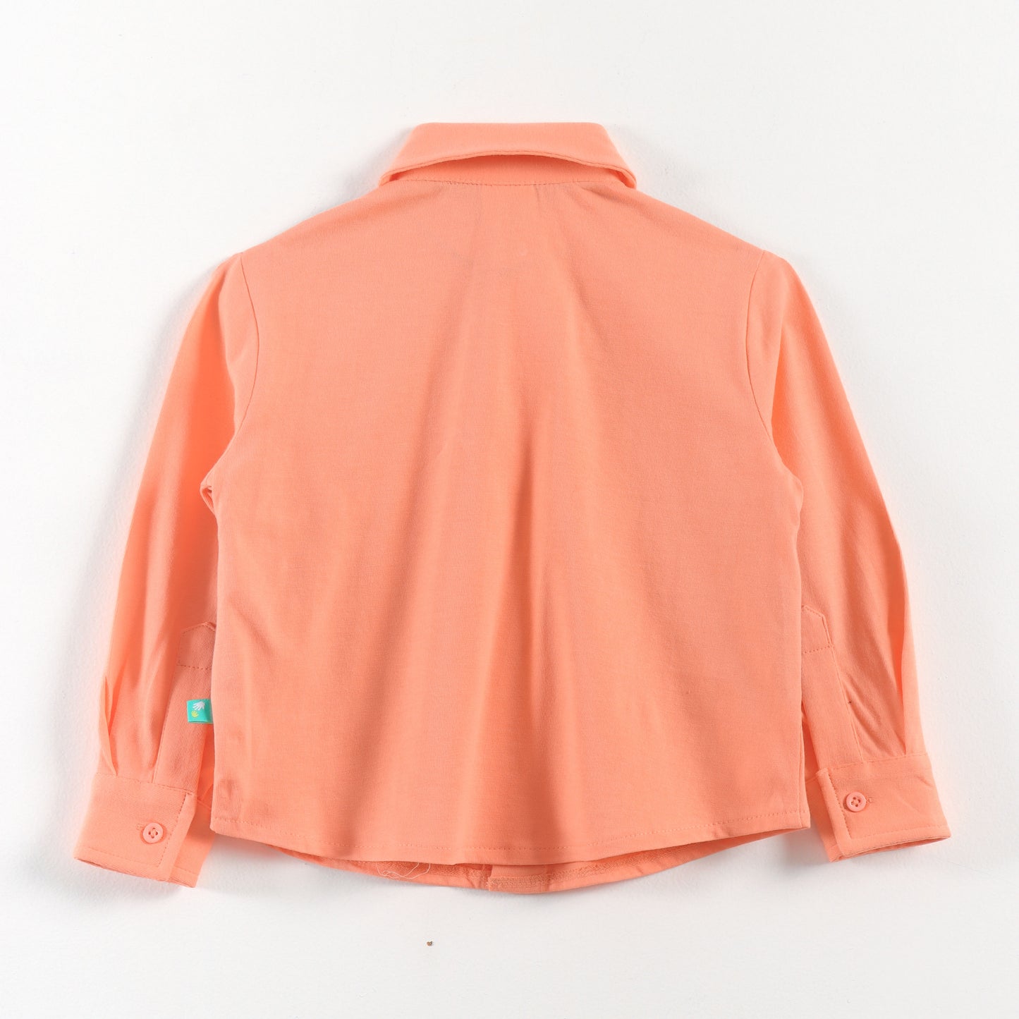 "Baby Boys Orange Shirt & Blue Waistcoat Party Wear 3-Piece Set with Bow Tie"