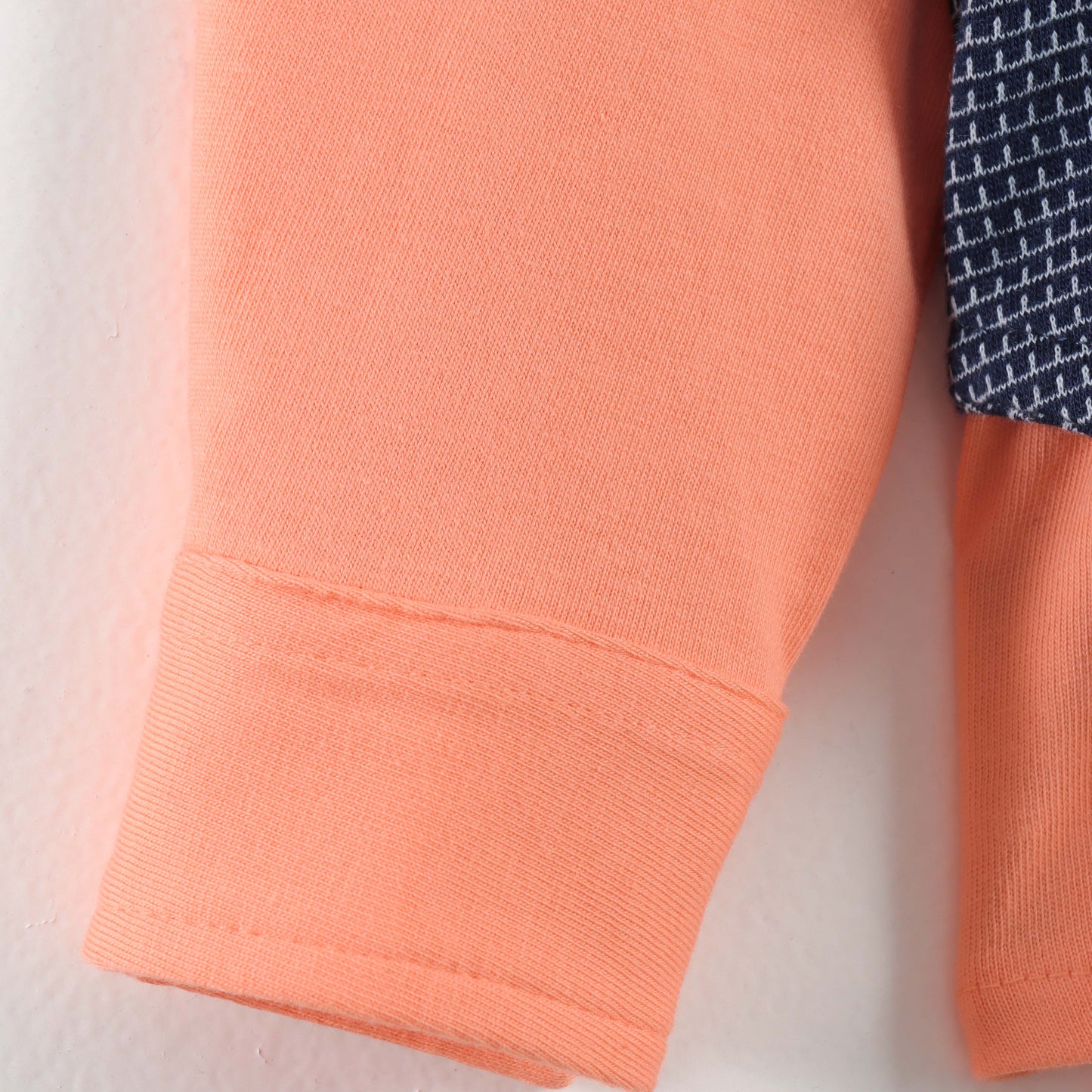 "Baby Boys Orange Shirt & Blue Waistcoat Party Wear 3-Piece Set with Bow Tie"