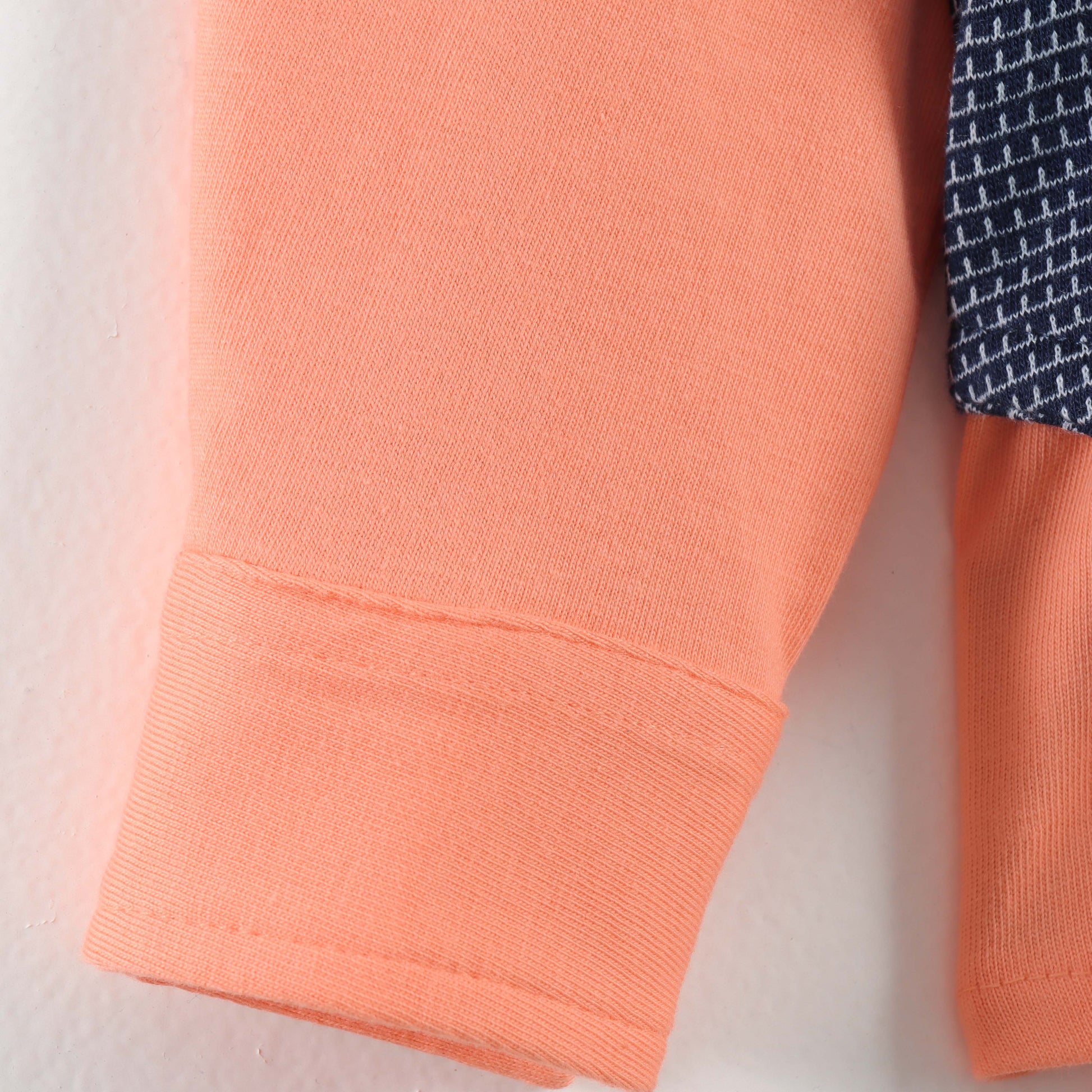 "Baby Boys Orange Shirt & Blue Waistcoat Party Wear 3-Piece Set with Bow Tie"