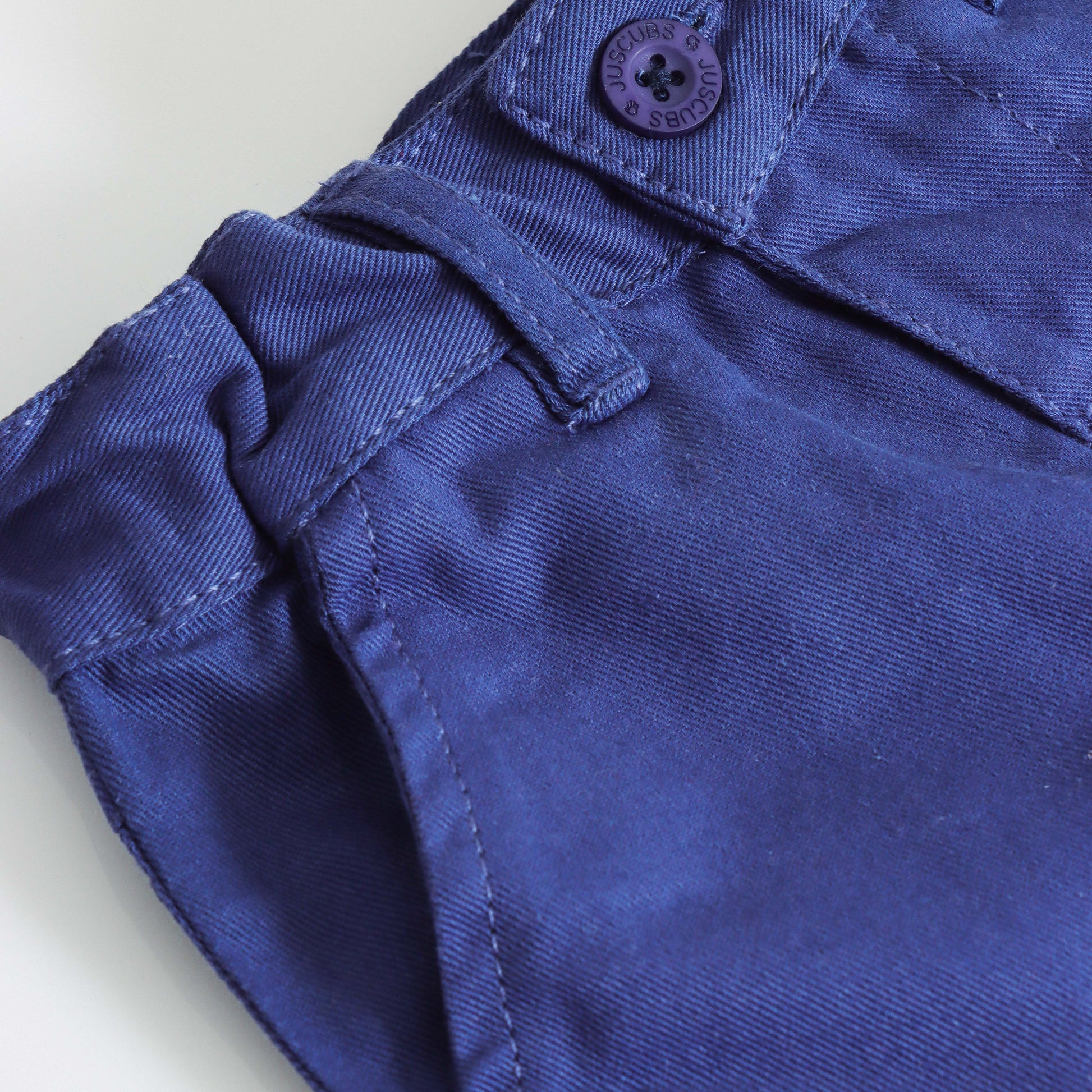 "Baby Boys Solid Navy Blue Bottom Wear Pants – Comfortable Fit"