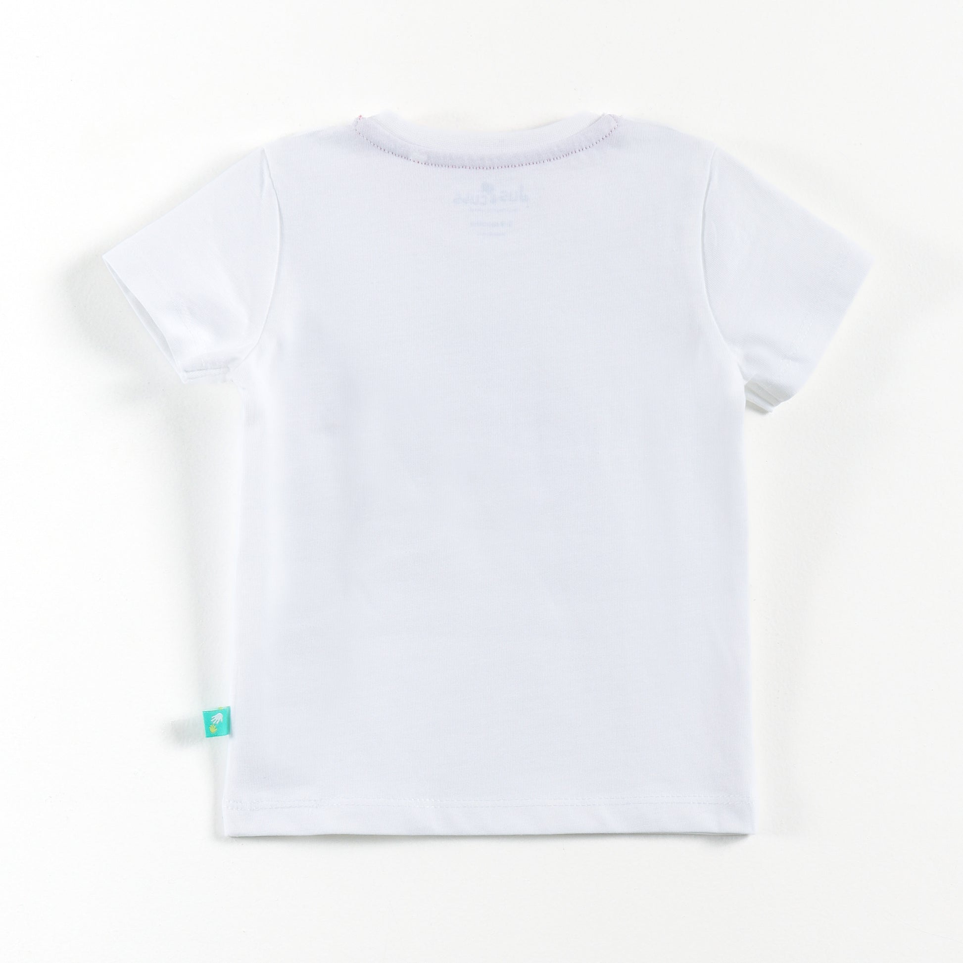 “Baby Boys Cotton T-Shirt & Jogger Pants Set | Cute Apple Appliqué Design"