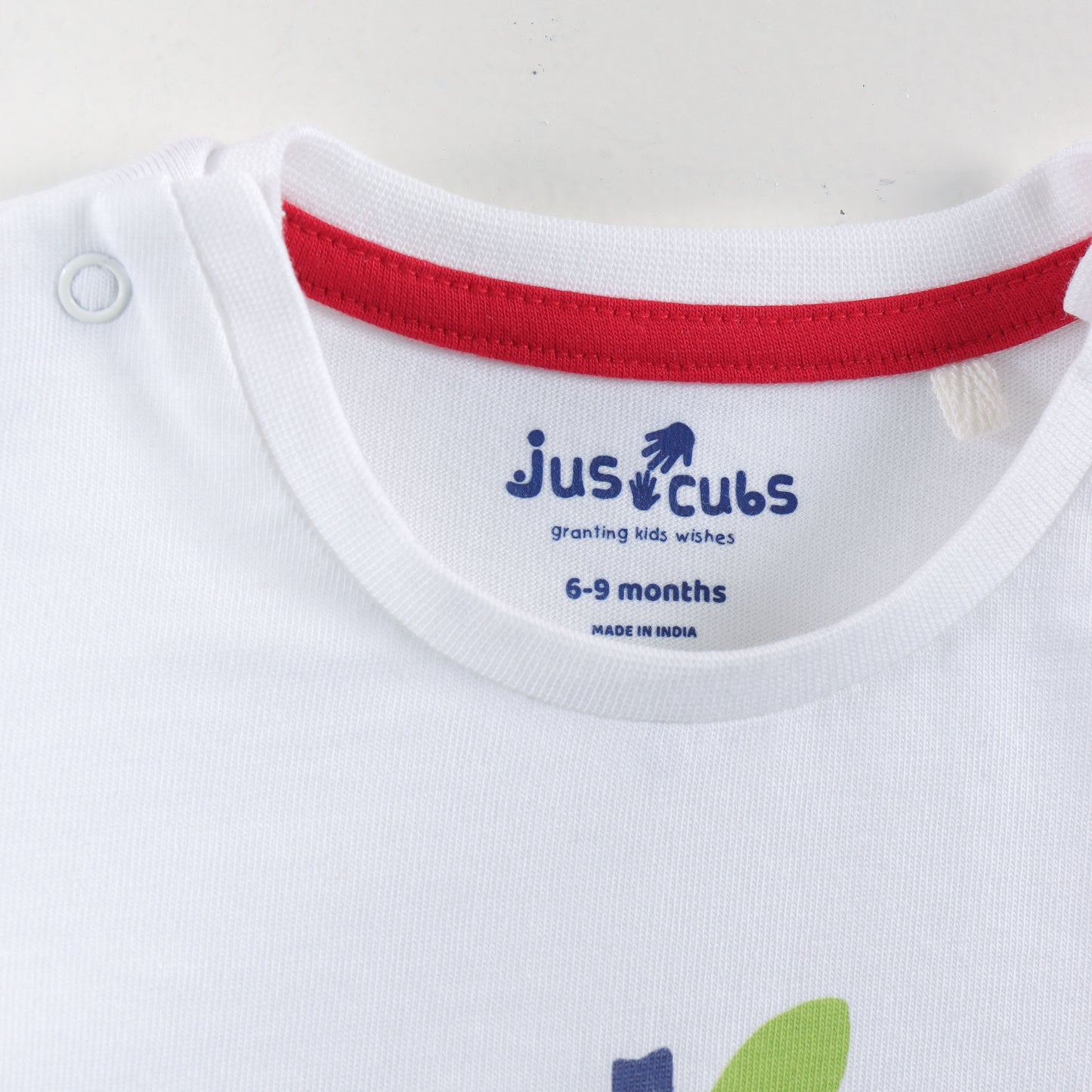 “Baby Boys Cotton T-Shirt & Jogger Pants Set | Cute Apple Appliqué Design"