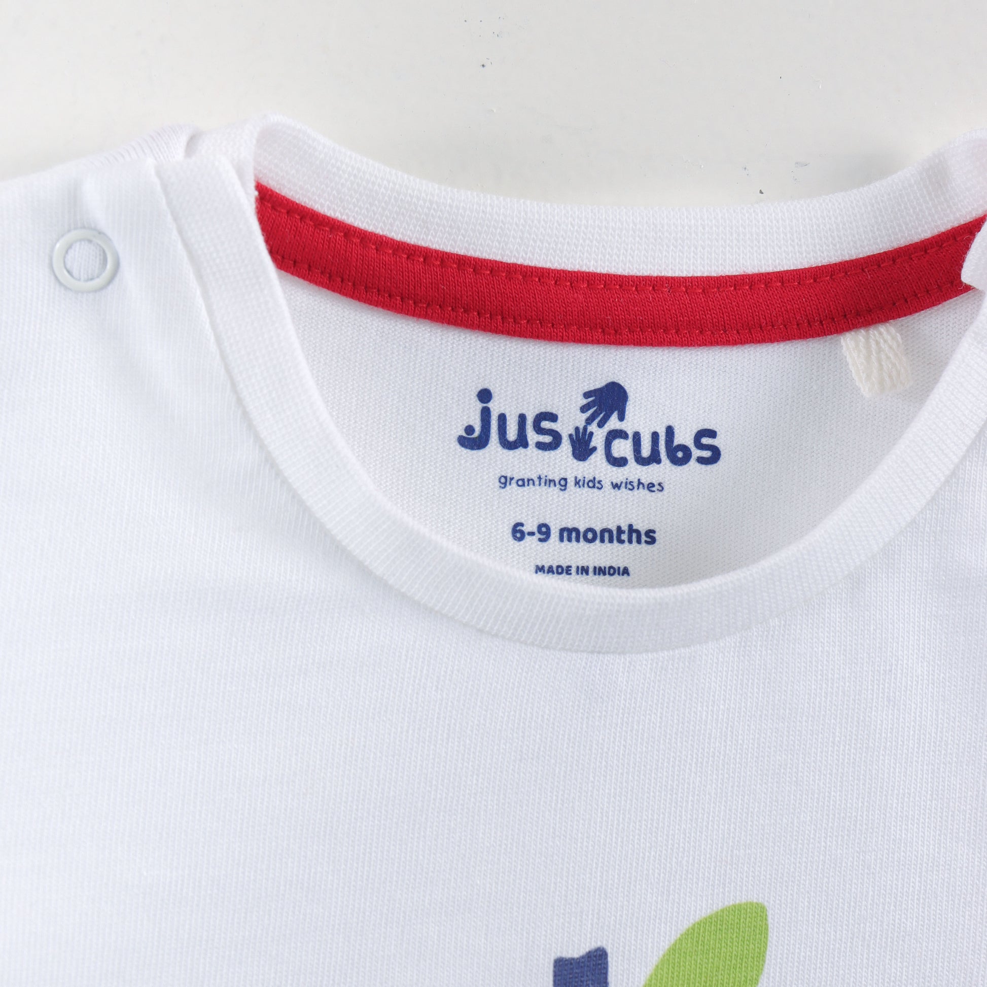 “Baby Boys Cotton T-Shirt & Jogger Pants Set | Cute Apple Appliqué Design"