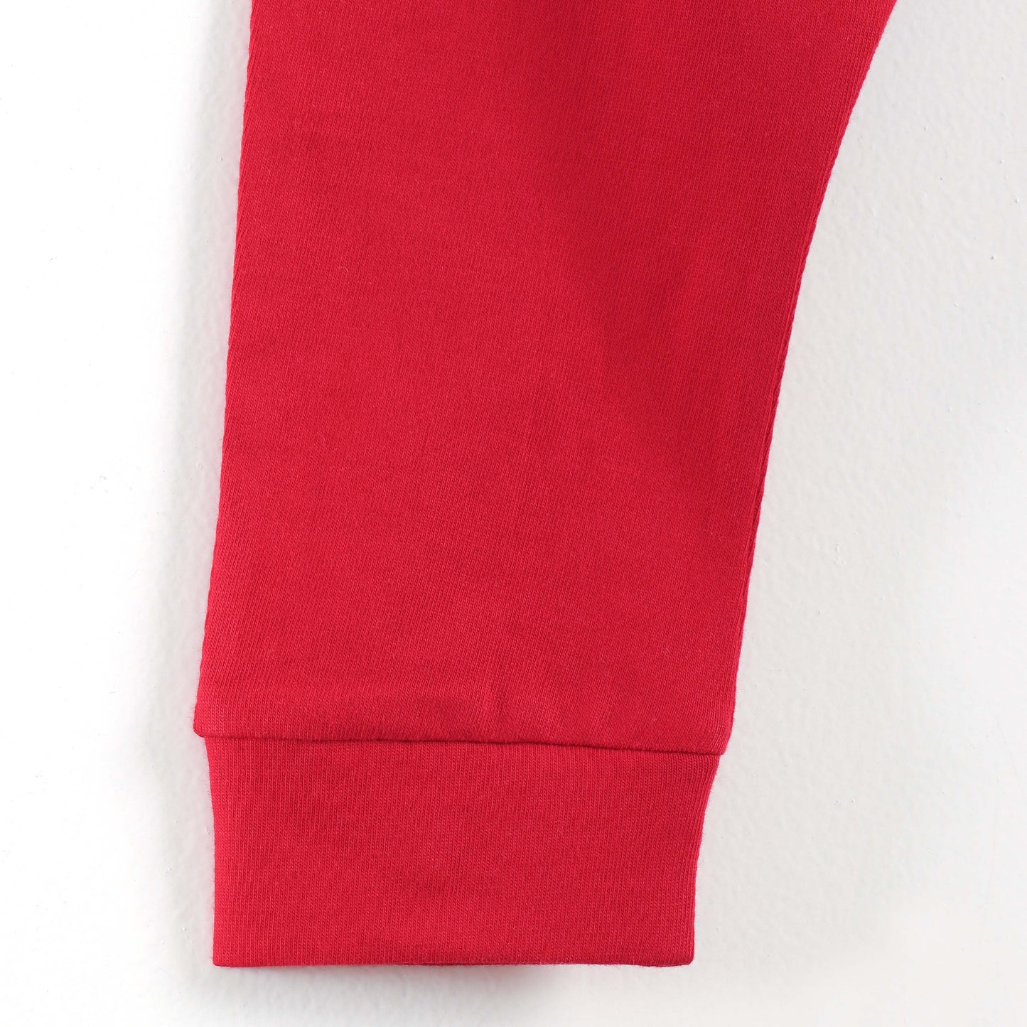 “Baby Boys Cotton T-Shirt & Jogger Pants Set | Cute Apple Appliqué Design"