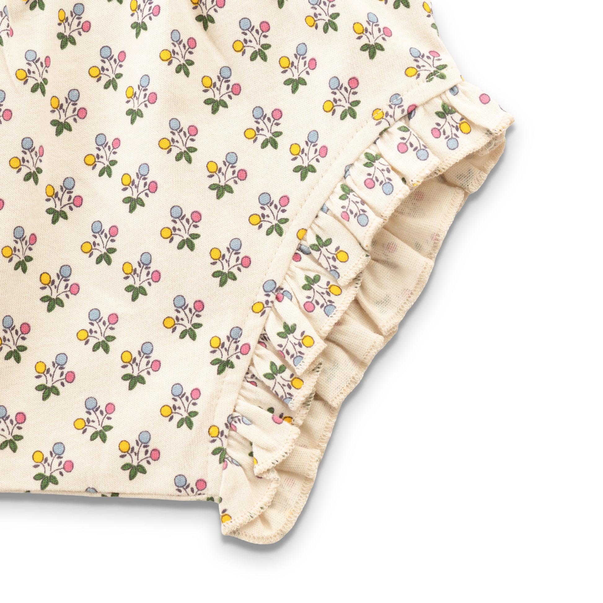 "Baby Girls' Printed Cotton Bloomer Shorts – Pack of 3 | Soft & Breathable with Ruffle Details"