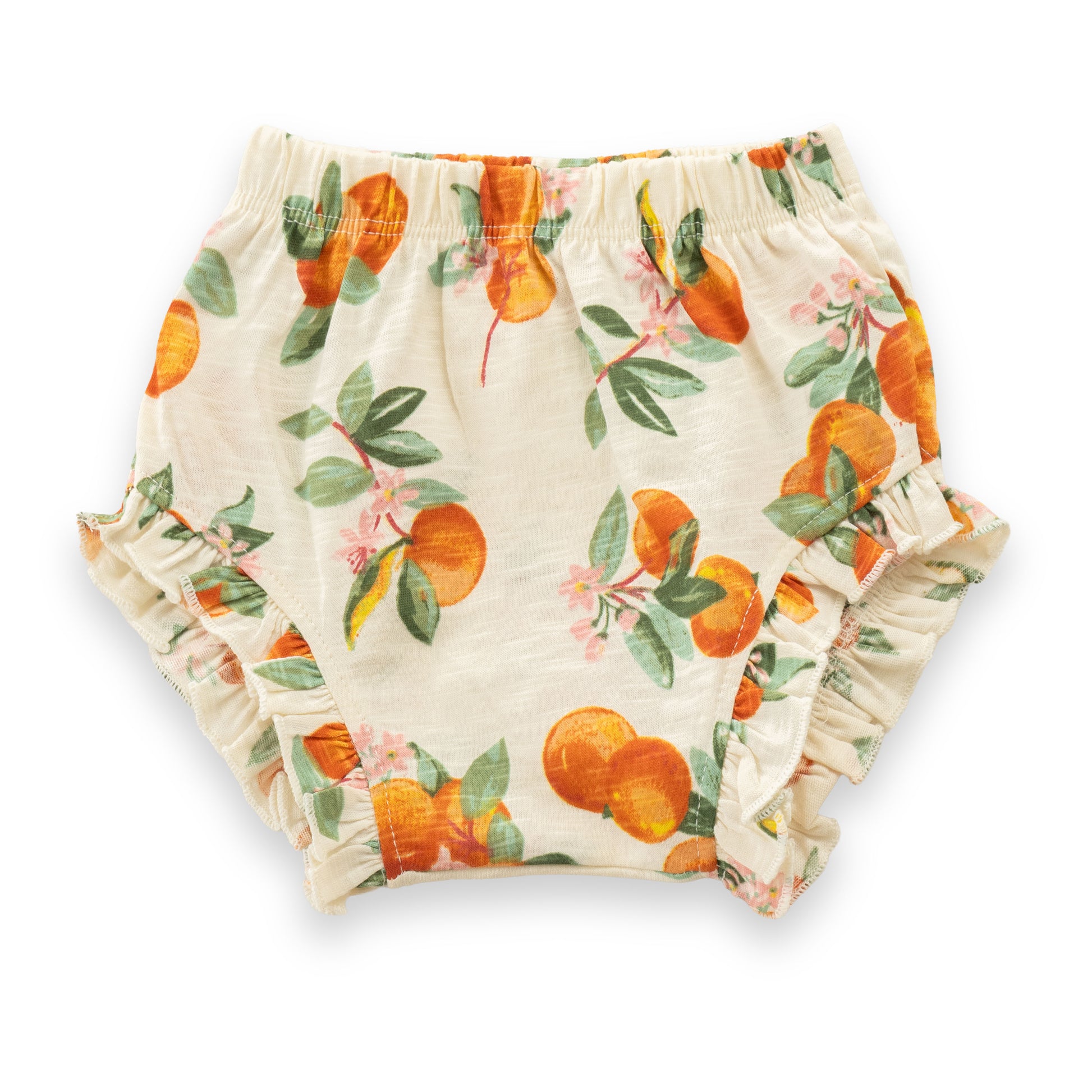 "Baby Girls' Printed Cotton Bloomer Shorts – Pack of 3 | Soft & Breathable with Ruffle Details"