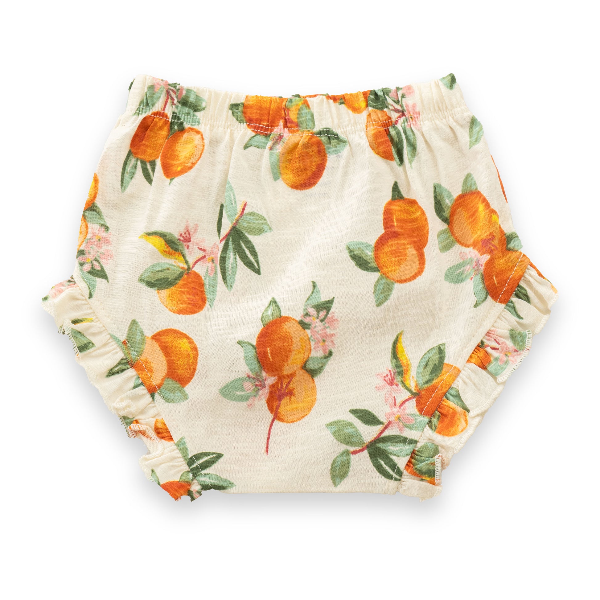 "Baby Girls' Printed Cotton Bloomer Shorts – Pack of 3 | Soft & Breathable with Ruffle Details"