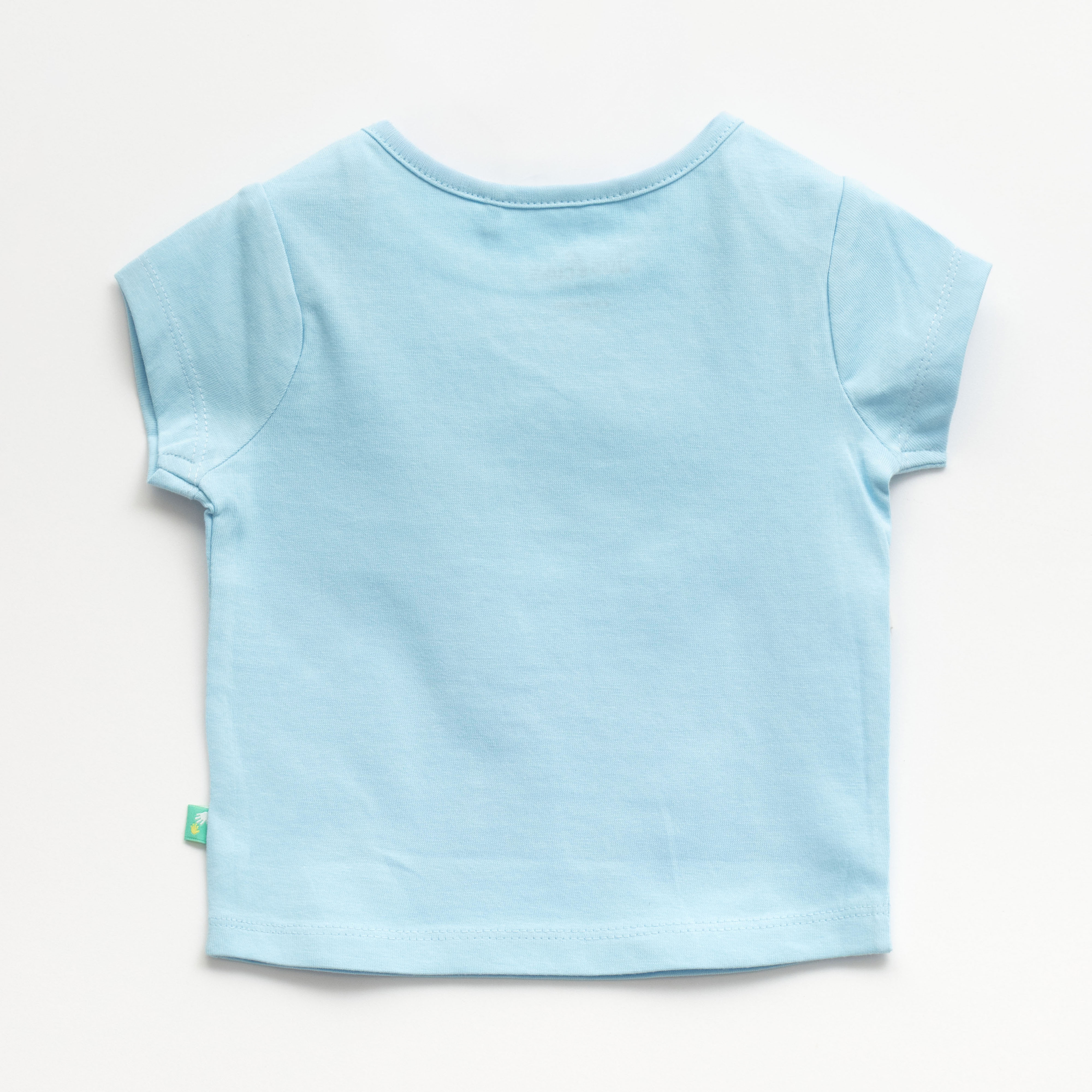 "Baby Girls' Cotton T-Shirts – Pack of 2 | Bunny Print & Floral Design"