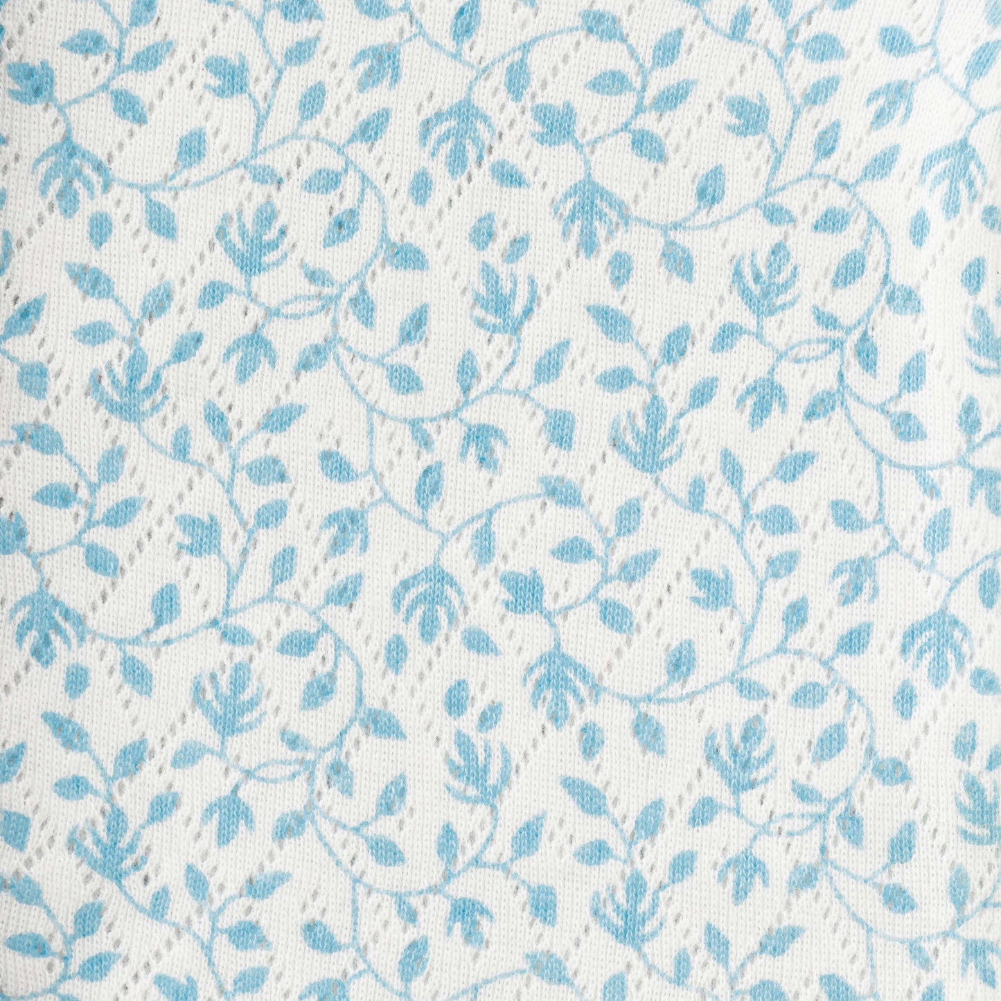 "Baby Girls' Blue Cotton Front-Open Jhabla – Pack of 2 (Bunny Embroidery & Floral Print)"