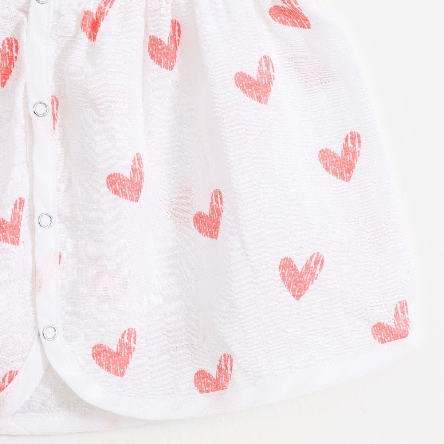 Baby Girls Muslin Sleeveless Front Open Jabla Dress Pack of 3