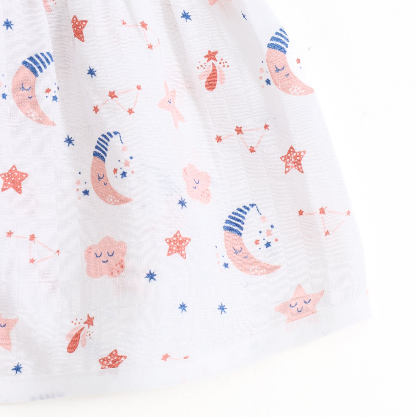 Baby Girls Muslin Sleeveless Front Open Jabla Dress Pack of 3