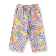 "Baby Girls Cotton Printed Pajama – Multicolor Floral Allover Print"