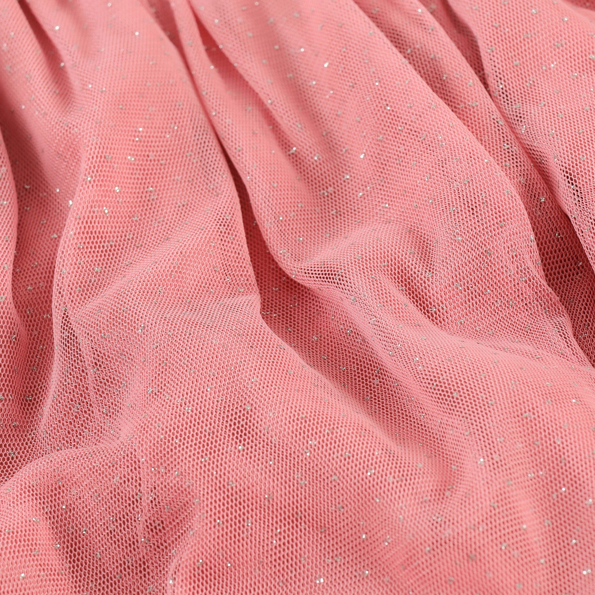 "Baby Girls' Pink Dancing Angel Dress with Tulle Skirt and Bow Detail"