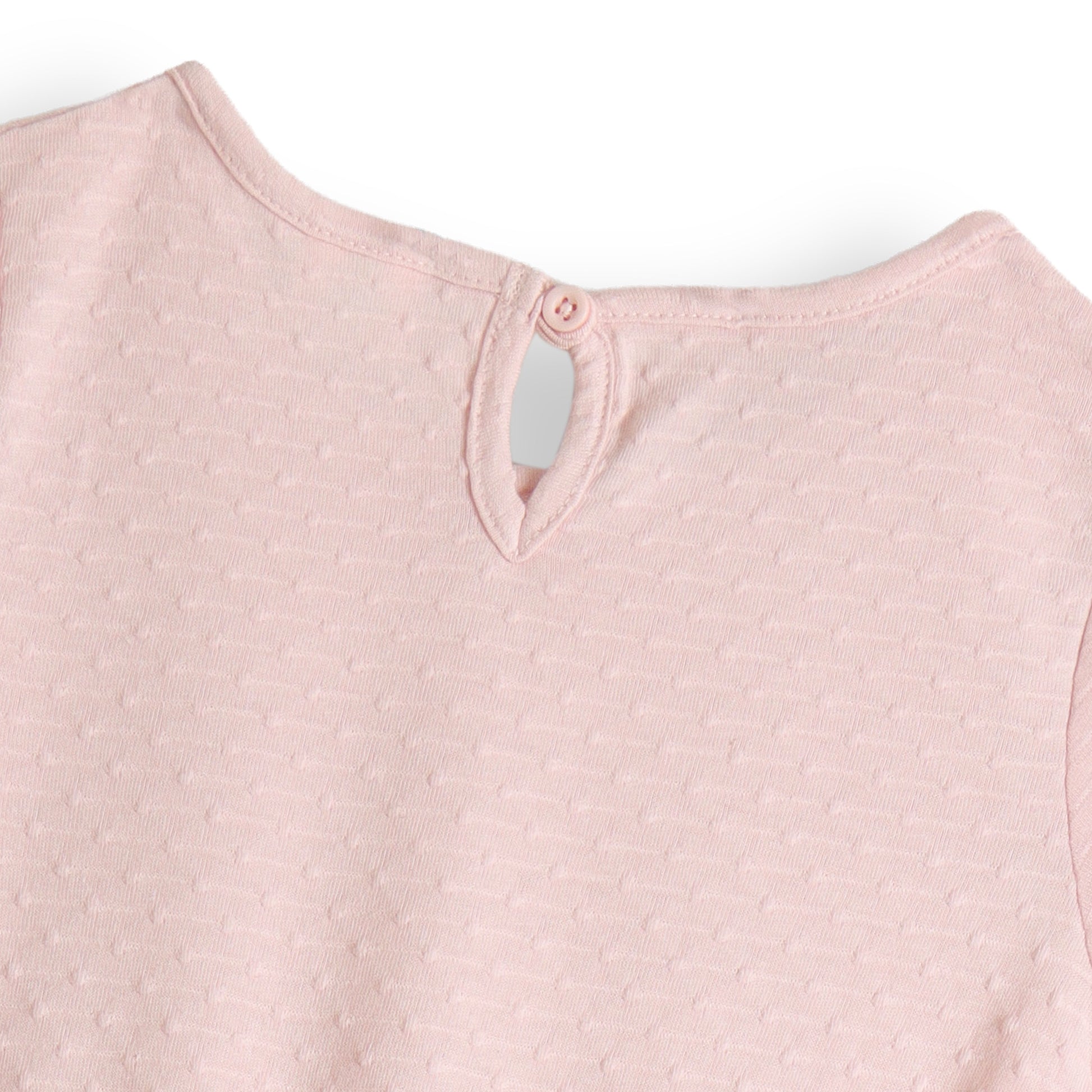 "Girls Pink Princess Party Dress – Layered Net Skirt & Bow Waist"