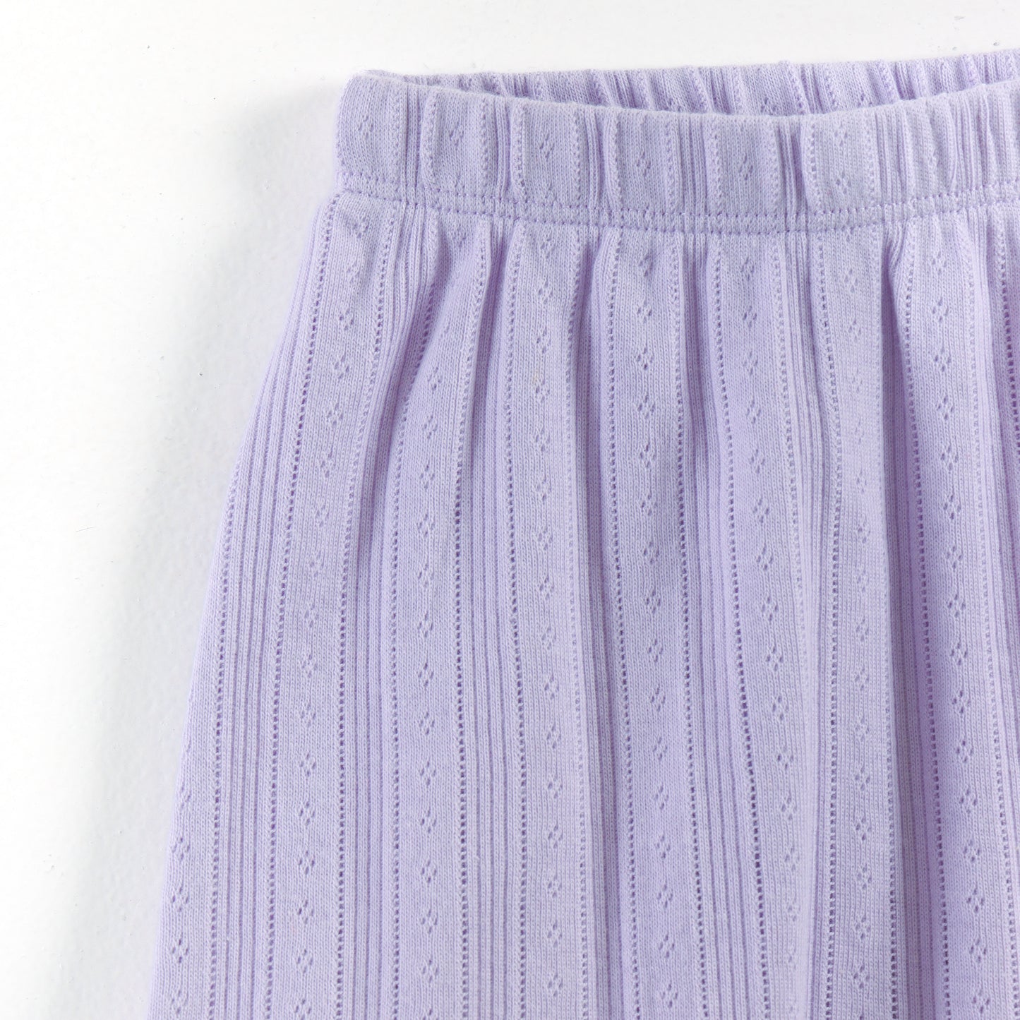 "Baby Girls Soft Jacquard Cotton Shorts – 2-Pack | Lilac & Daisy Print"