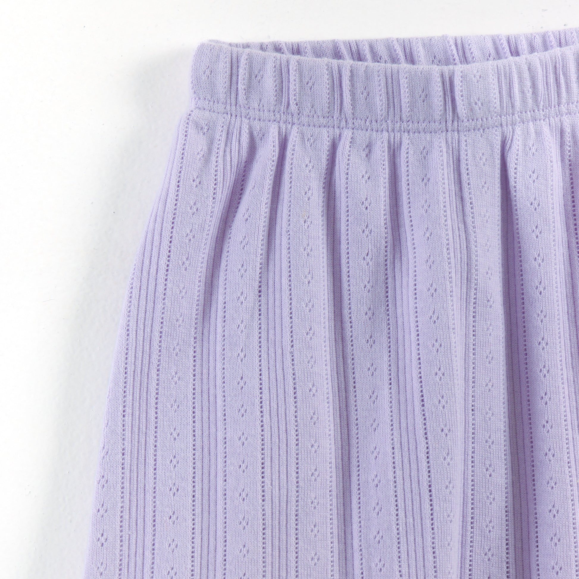 "Baby Girls Soft Jacquard Cotton Shorts – 2-Pack | Lilac & Daisy Print"