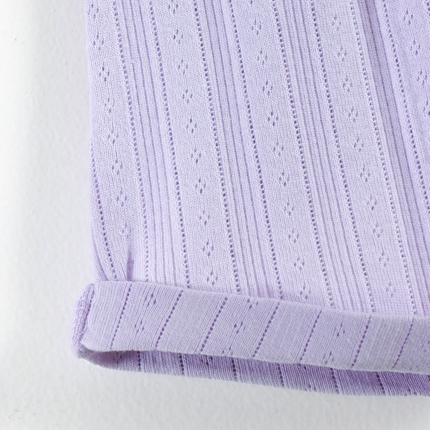 "Baby Girls Soft Jacquard Cotton Shorts – 2-Pack | Lilac & Daisy Print"