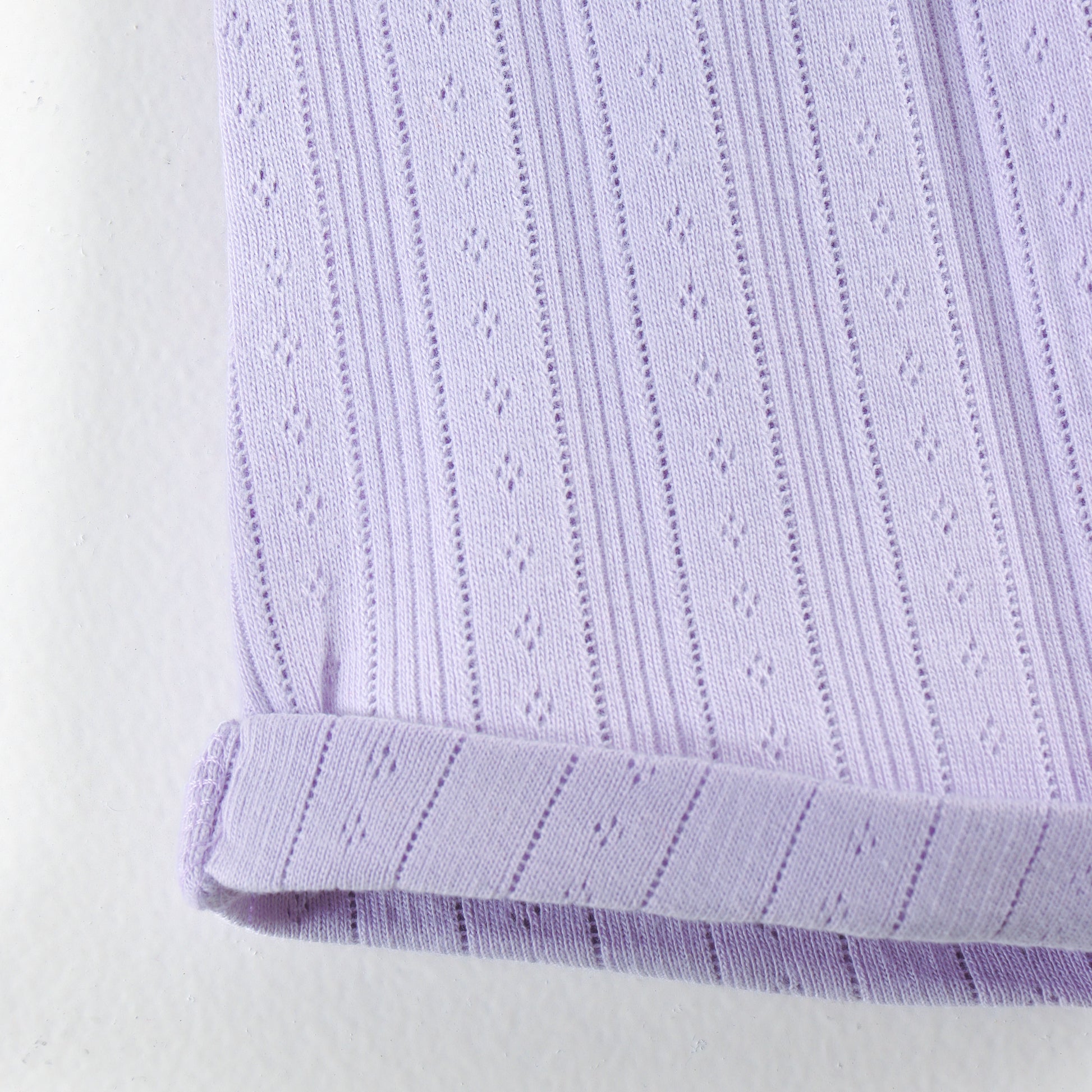 "Baby Girls Soft Jacquard Cotton Shorts – 2-Pack | Lilac & Daisy Print"