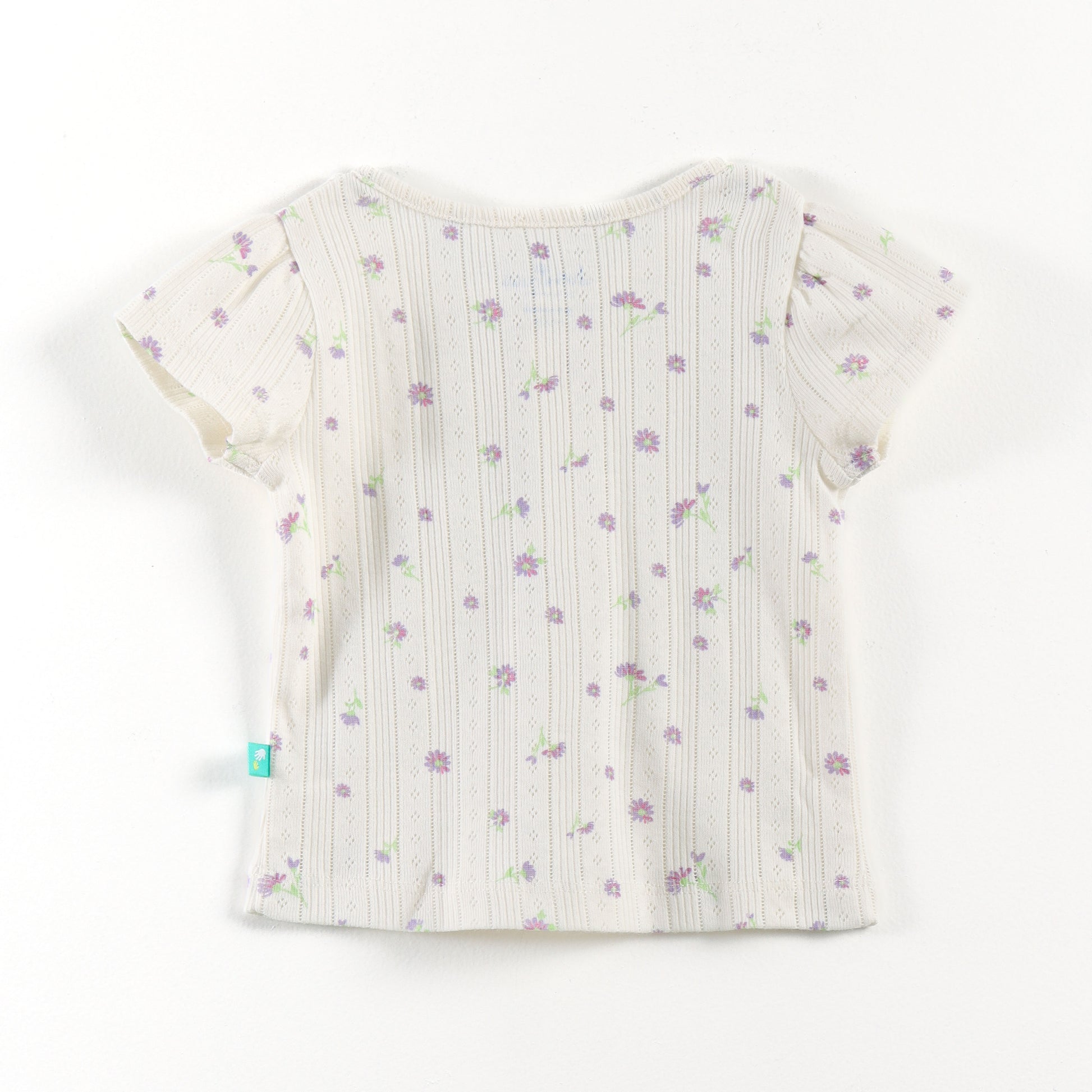 "Baby Girls Soft Jacquard Cotton Jhabla – 2-Pack | Solid Lilac & Daisy Print"