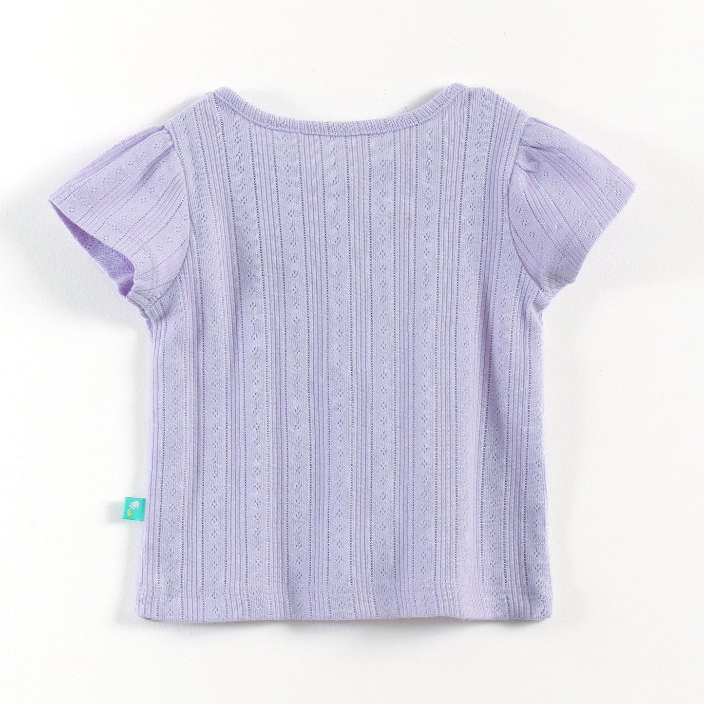 "Baby Girls Soft Jacquard Cotton Jhabla – 2-Pack | Solid Lilac & Daisy Print"