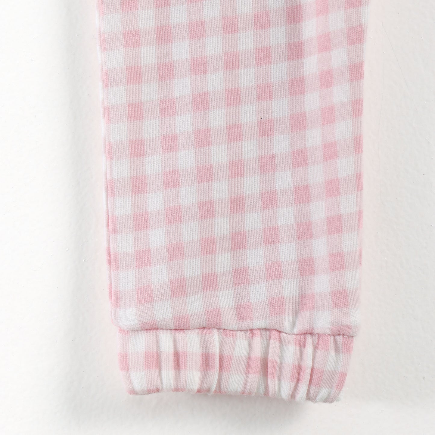 "Baby Girls Soft Cotton Joggers – 2-Pack | Checked & Multicolor Stripe Prints"