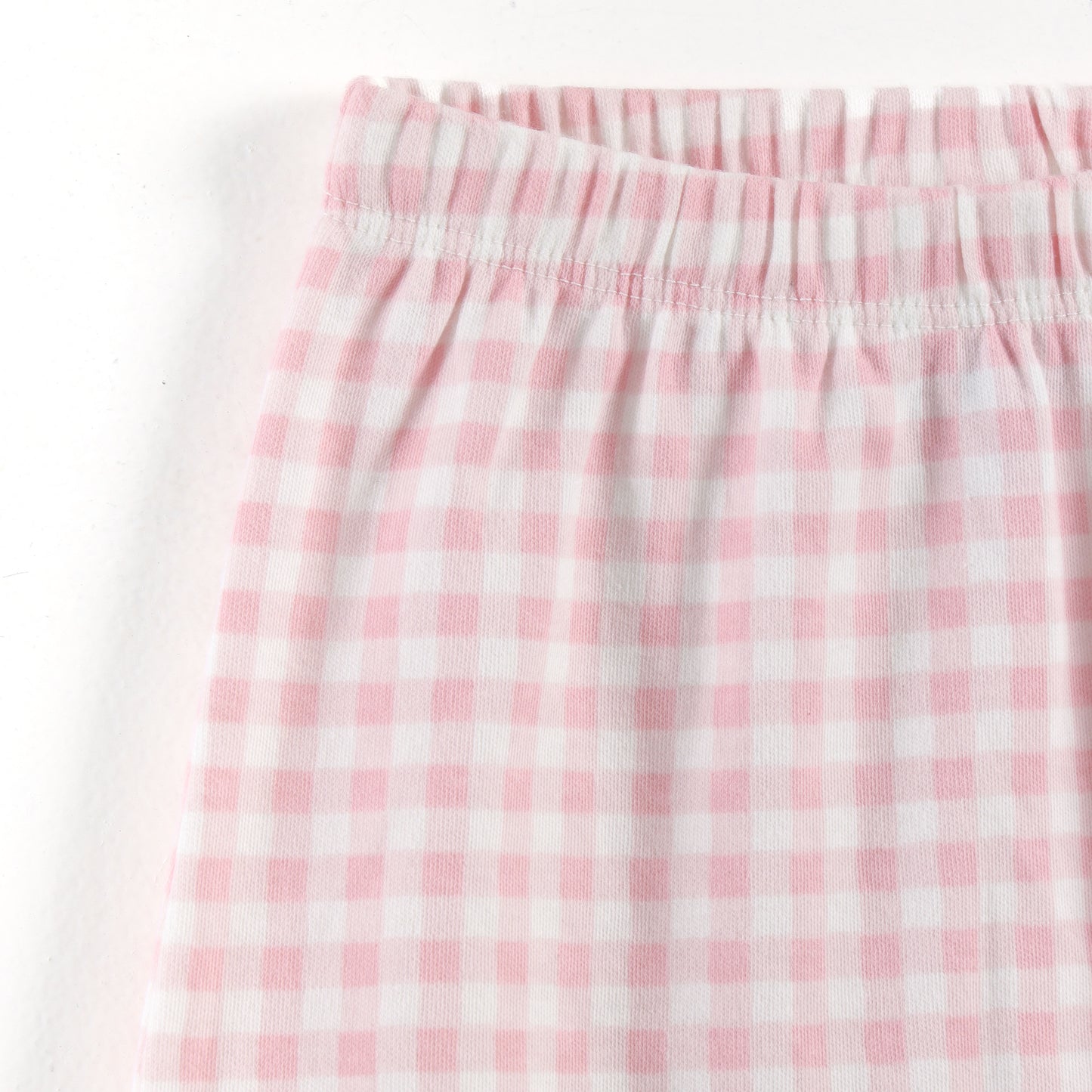 "Baby Girls Soft Cotton Shorts – 2-Pack | Check Print & Multicolor Stripe Pattern"