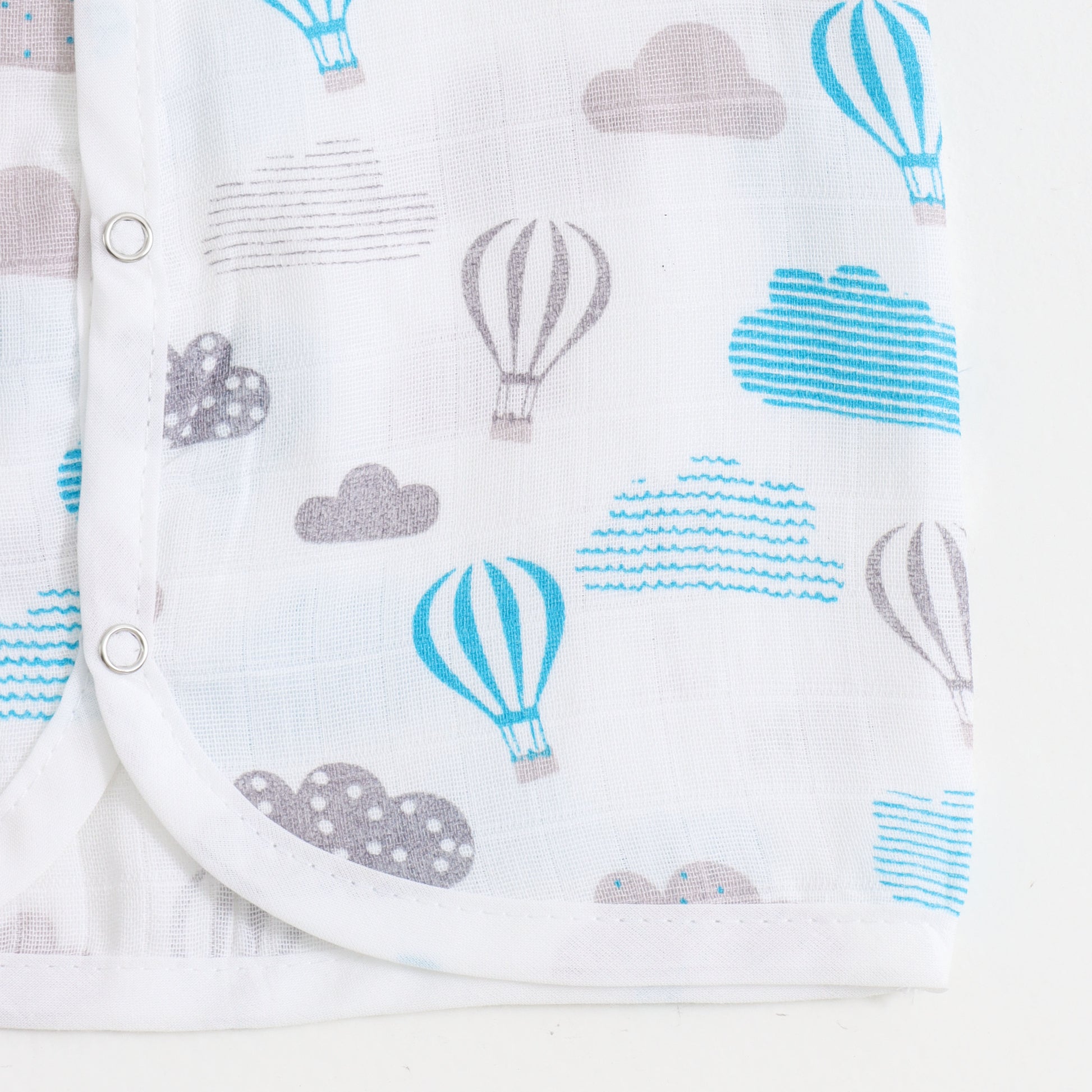 Baby Unisex Muslin Sleeveless Front Open Jabla Pack of 3