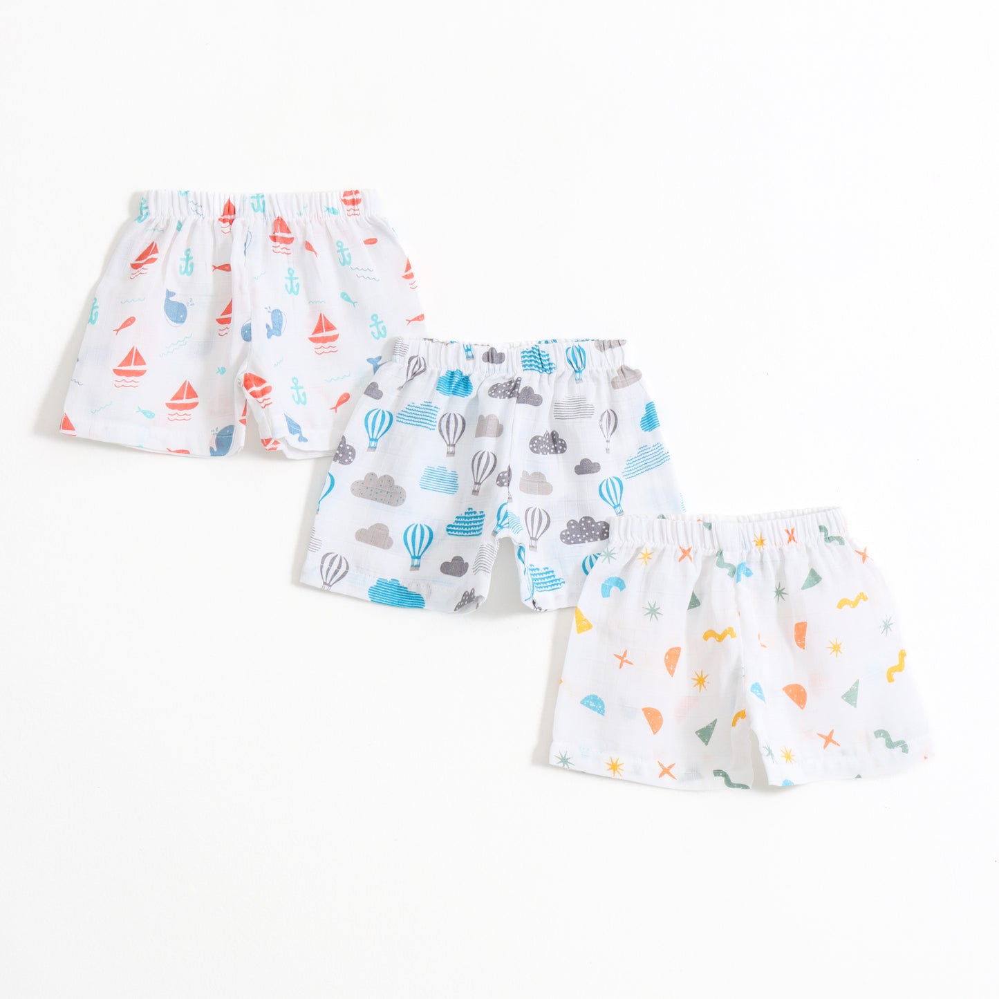 Baby Unisex Cotton Printed Bloomers Pack of 3