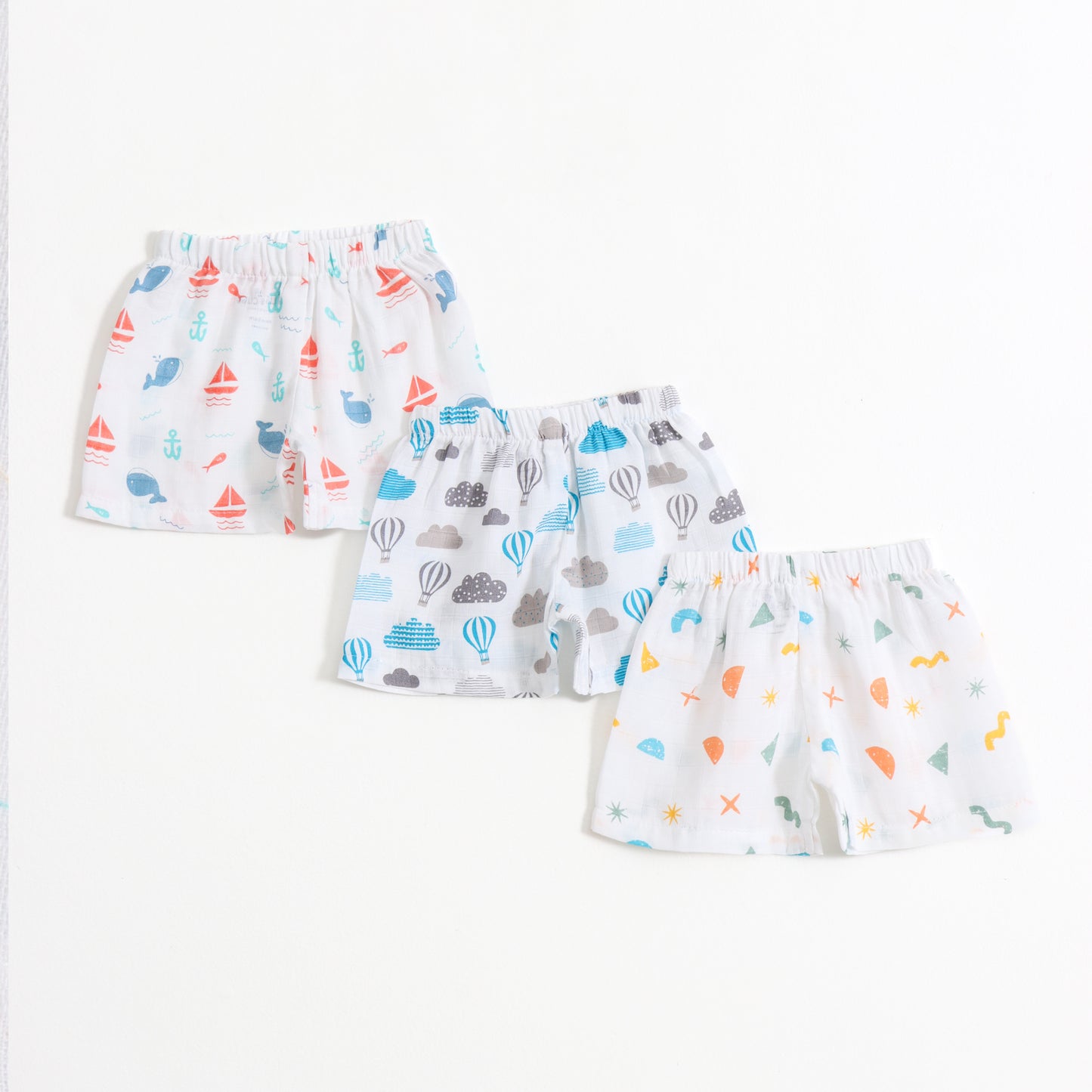 Baby Unisex Cotton Printed Bloomers Pack of 3