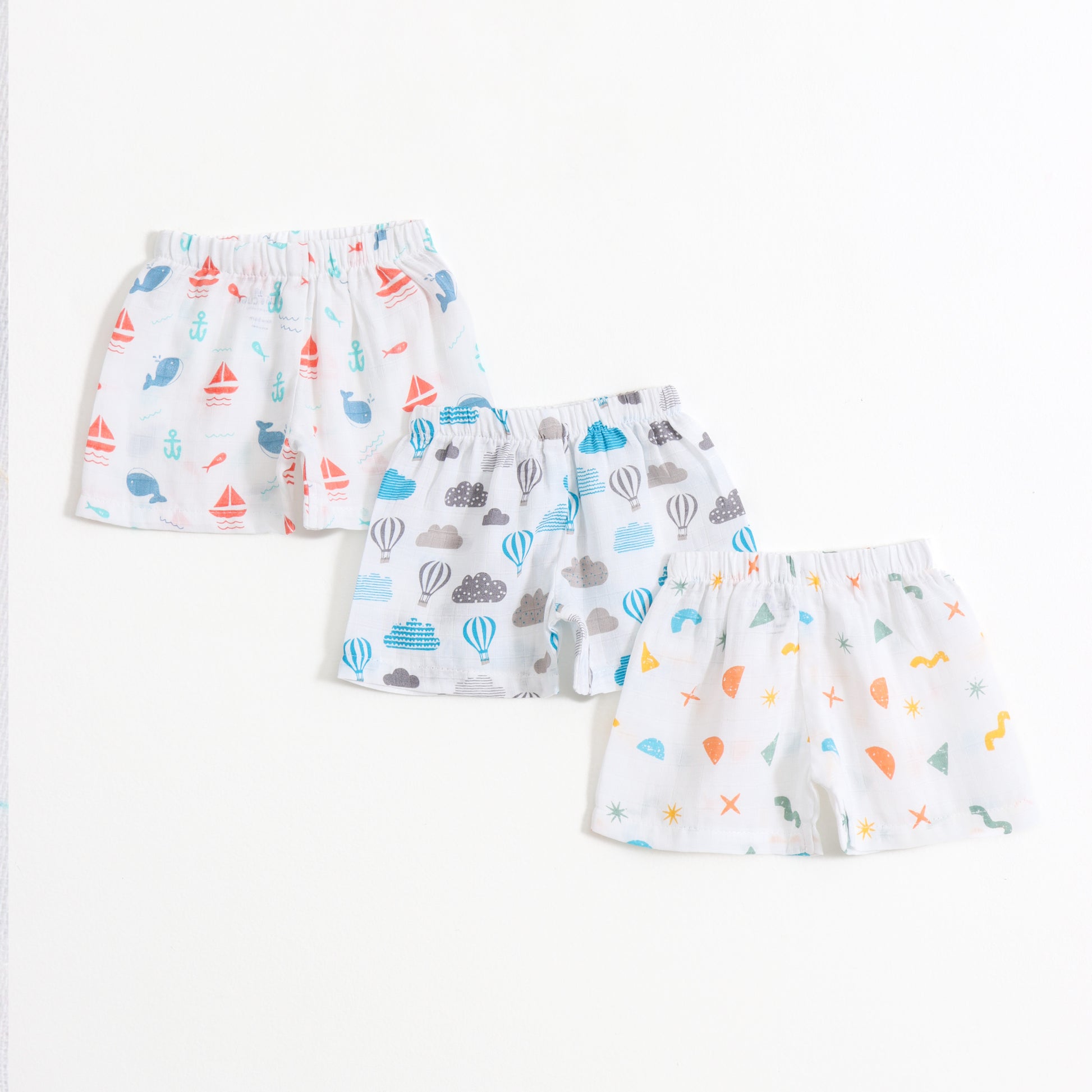 Baby Unisex Cotton Printed Bloomers Pack of 3