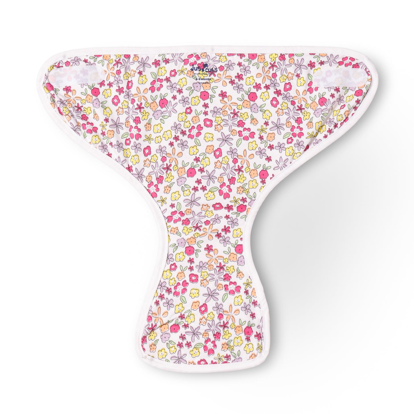 "Baby Cotton Adjustable Nappies – Floral, Stripes & Sea Print (Pack of 3)"