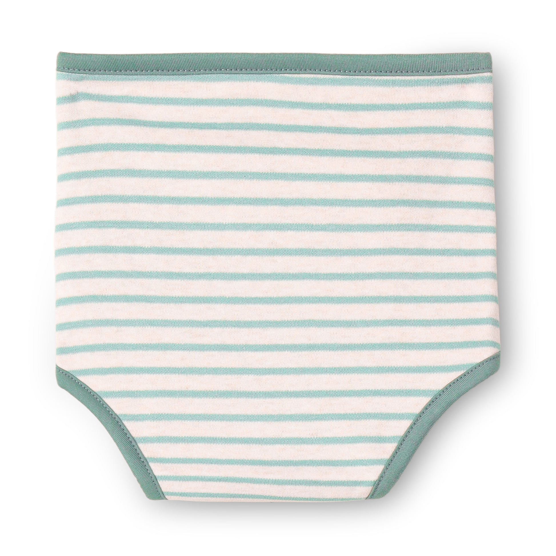 "Baby Cotton Adjustable Nappy Diapers – Safari Animal & Stripe Print Set of 3"