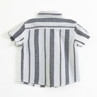 "JusCubs Baby Boys Classic Striped Cotton Shirt with Collar – Smart Casual Wear