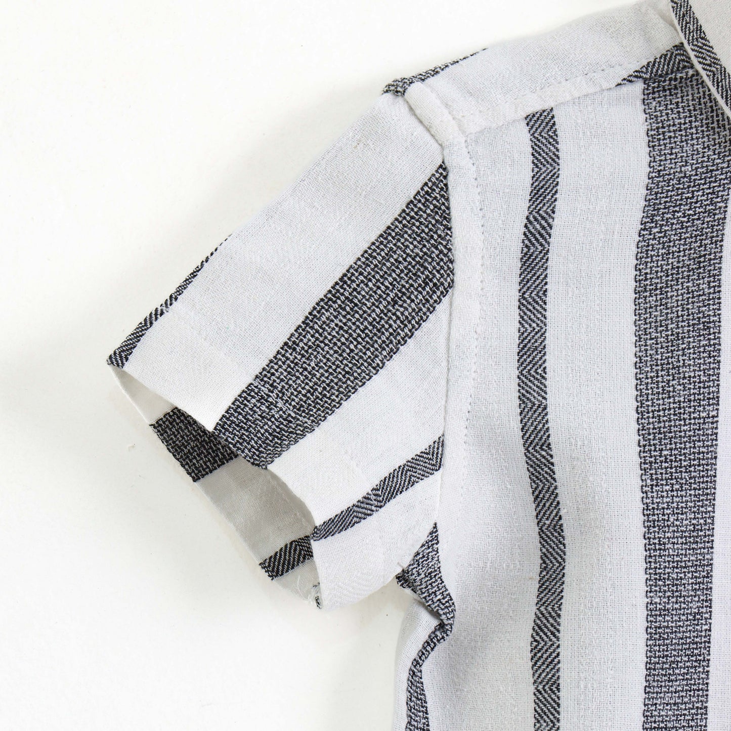 "JusCubs Baby Boys Classic Striped Cotton Shirt with Collar – Smart Casual Wear