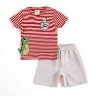 JusCubs Boys Dinosaur Printed Co-ord Set
