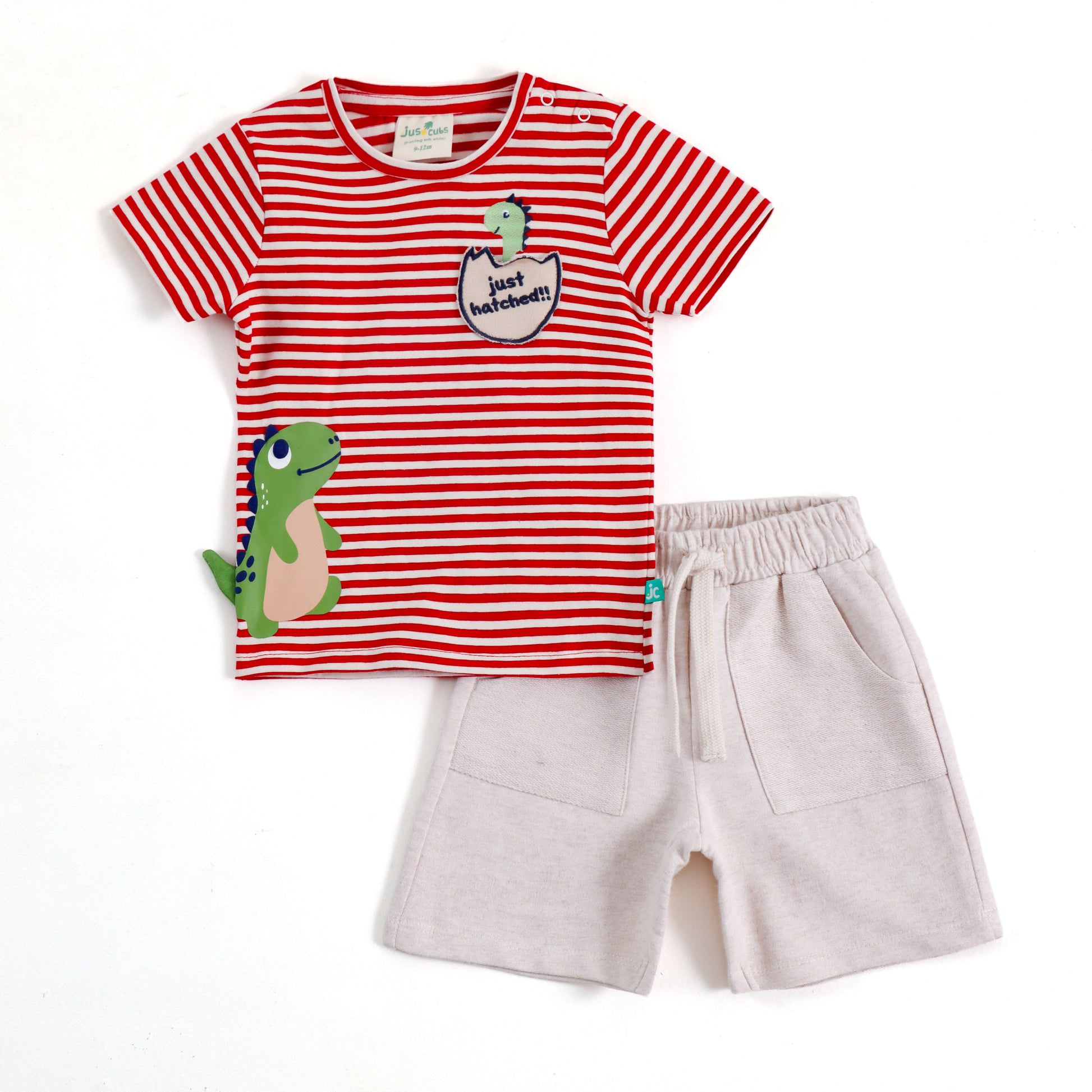 JusCubs Boys Dinosaur Printed Co-ord Set
