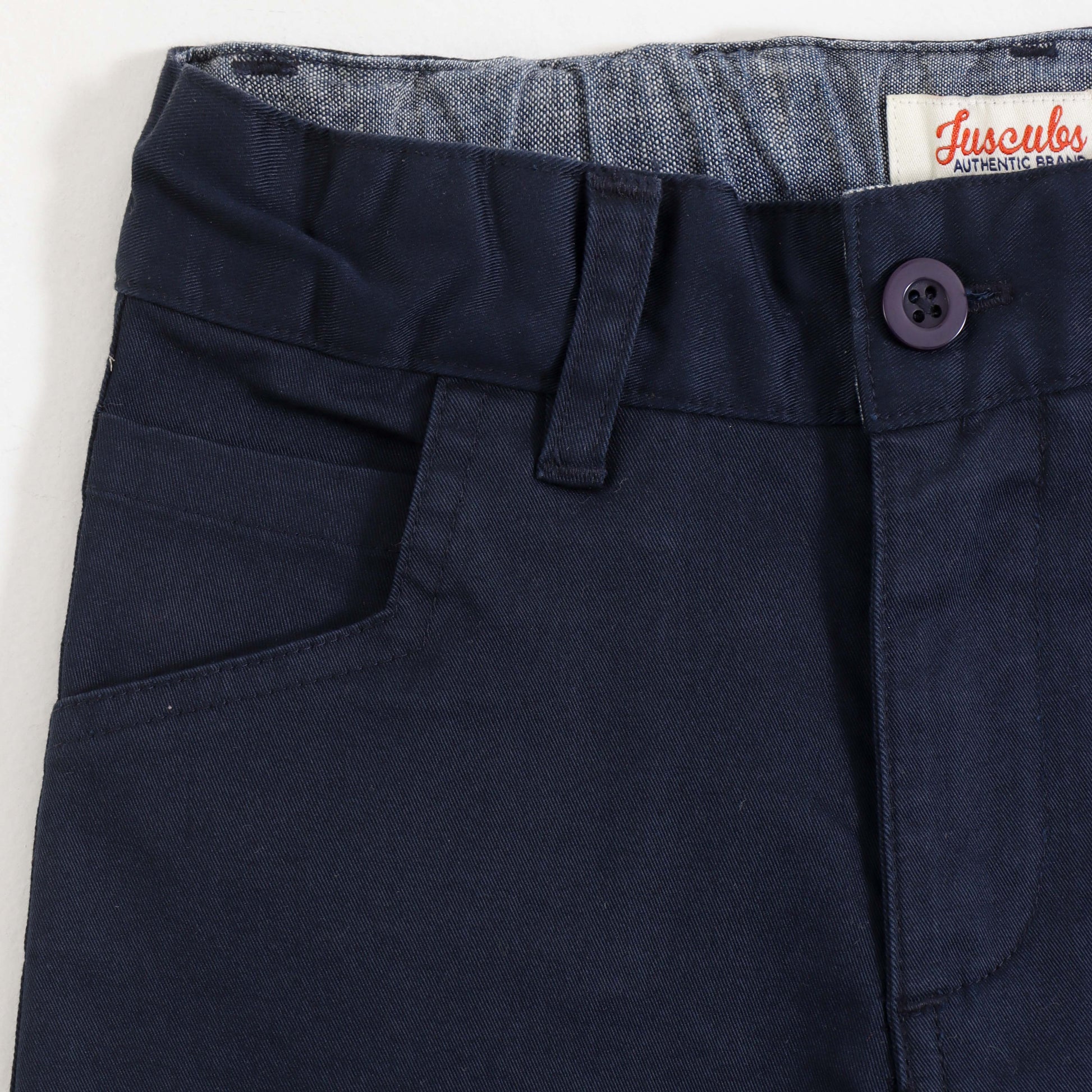 JusCubs Boys Navy Blue Formal Trouser / Chino Pant