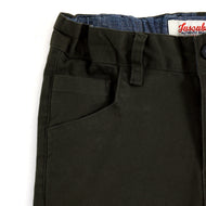 JusCubs Boys Solid Olive Casual Trouser