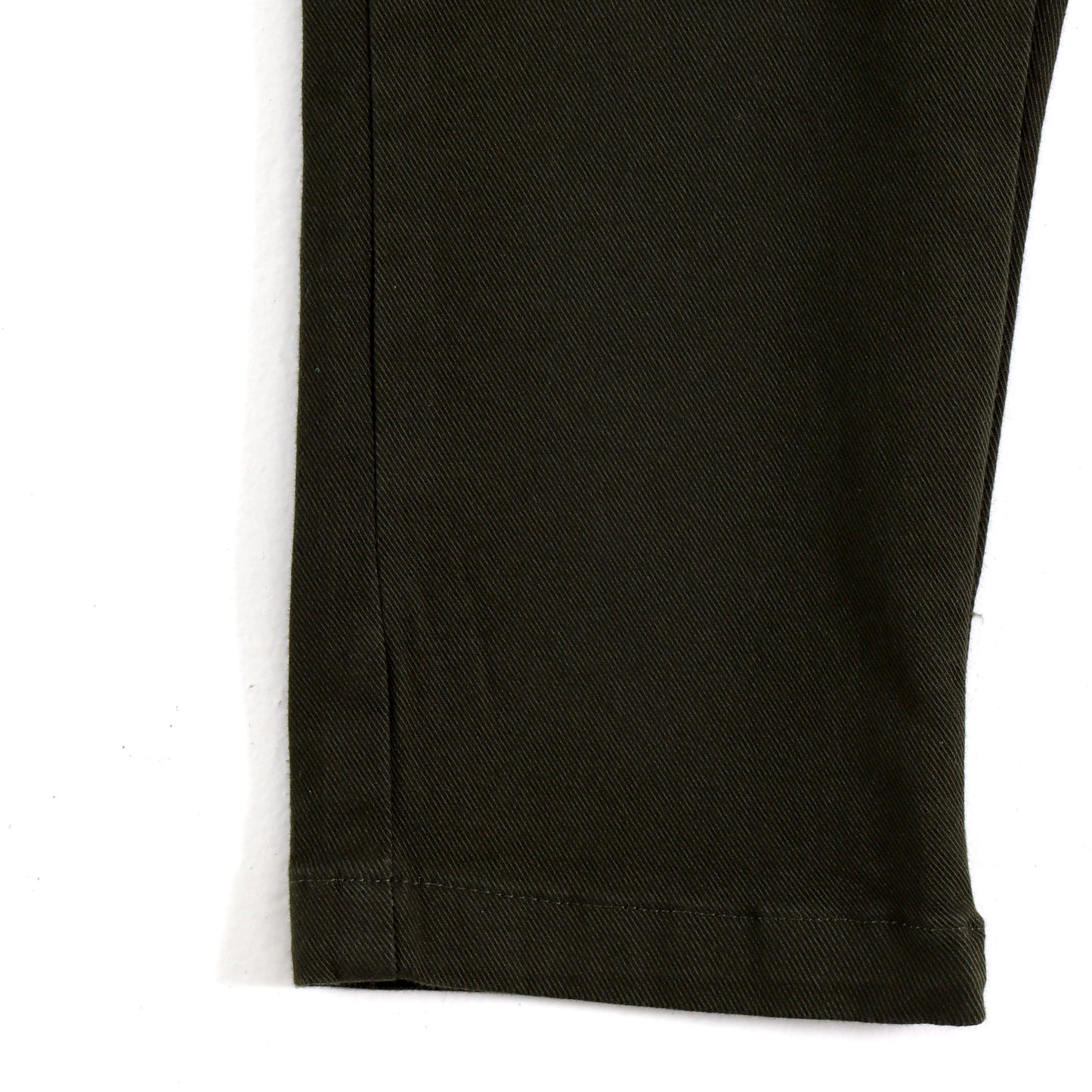 JusCubs Boys Solid Olive Casual Trouser
