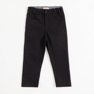 JusCubs Boys Solid Navy Blue Casual Trouser