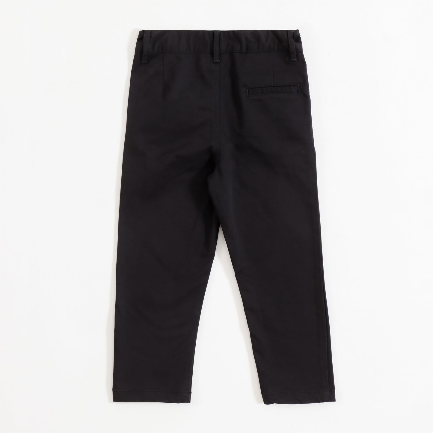 JusCubs Boys Solid Navy Blue Casual Trouser