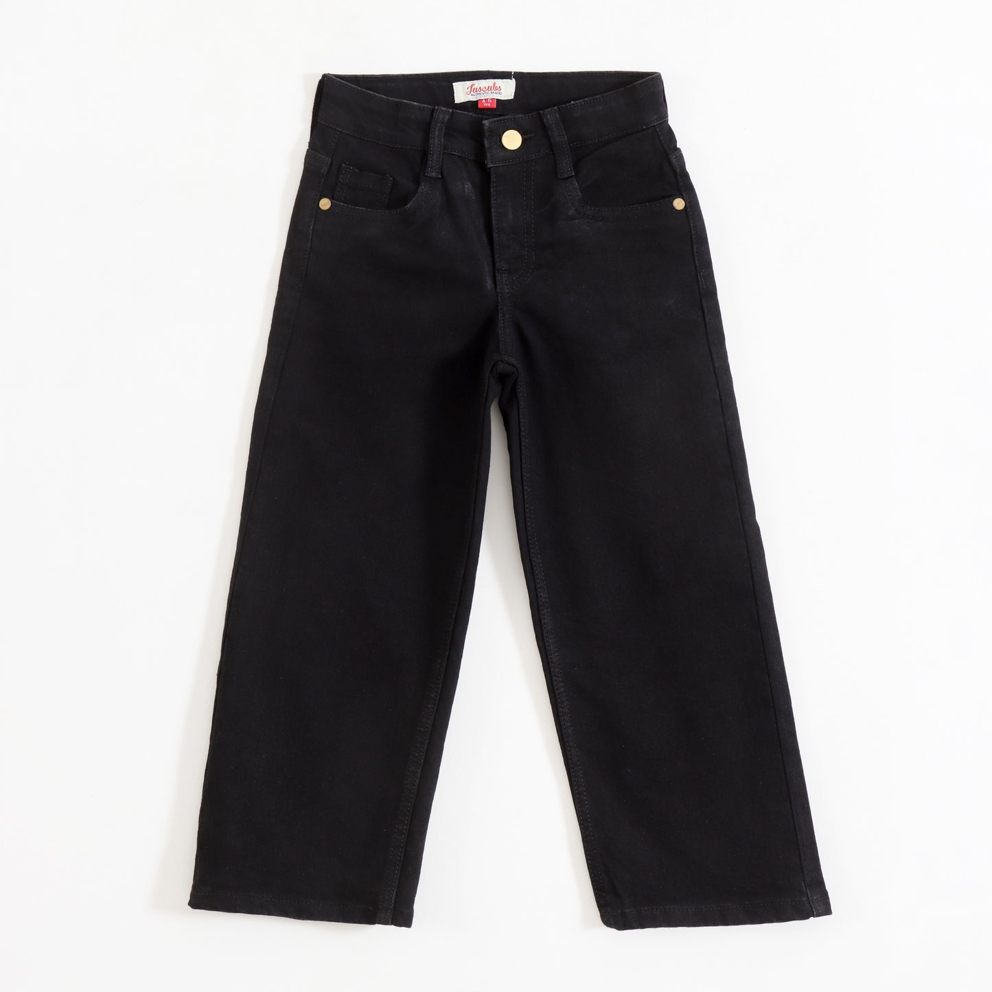 JusCubs Boys Black Denim Jeans